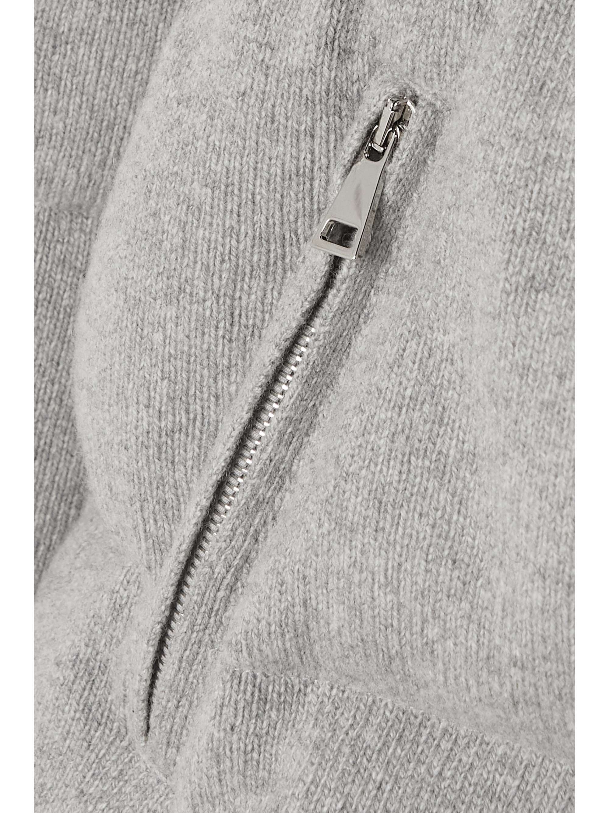 Daval hooded quilted cashmere-blend down jacket view