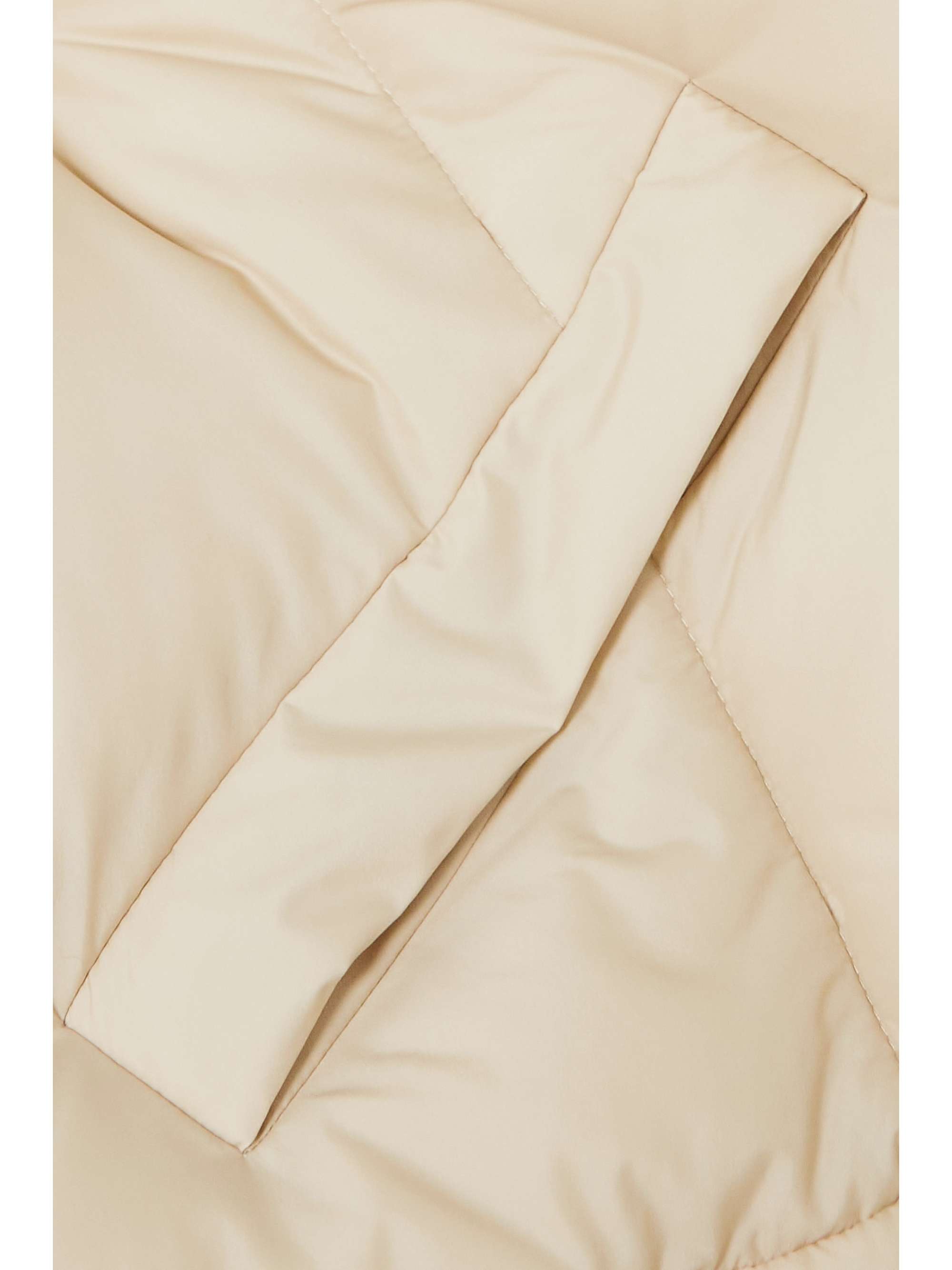 Suter hooded quilted shell down jacket view