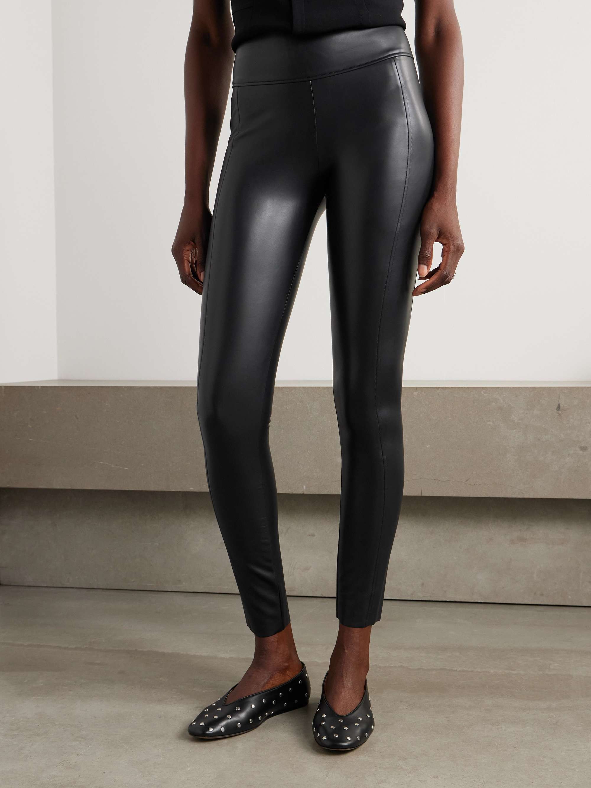 Edie vegan leather leggings view