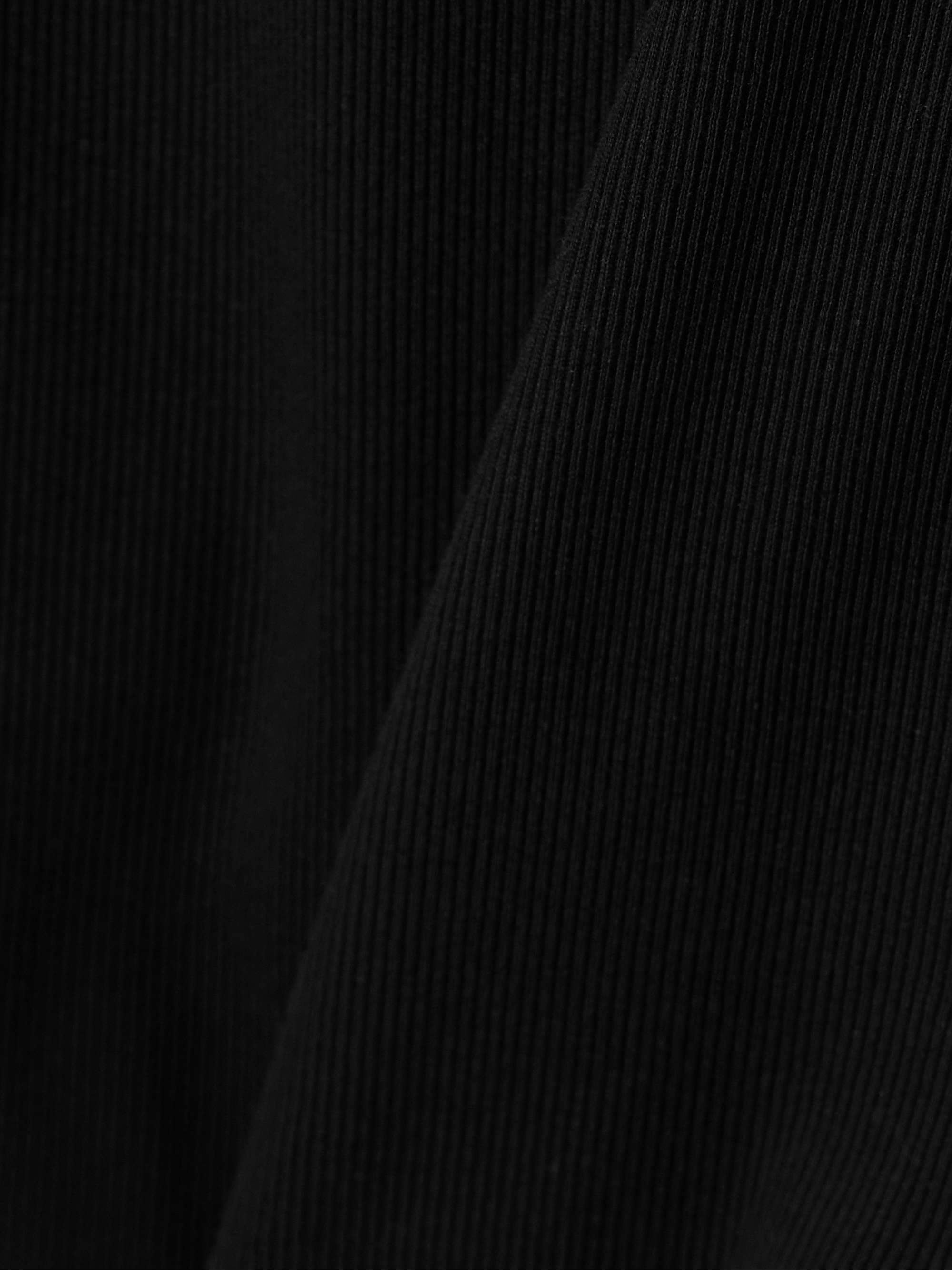 Ruched ribbed cotton-blend jersey tank view