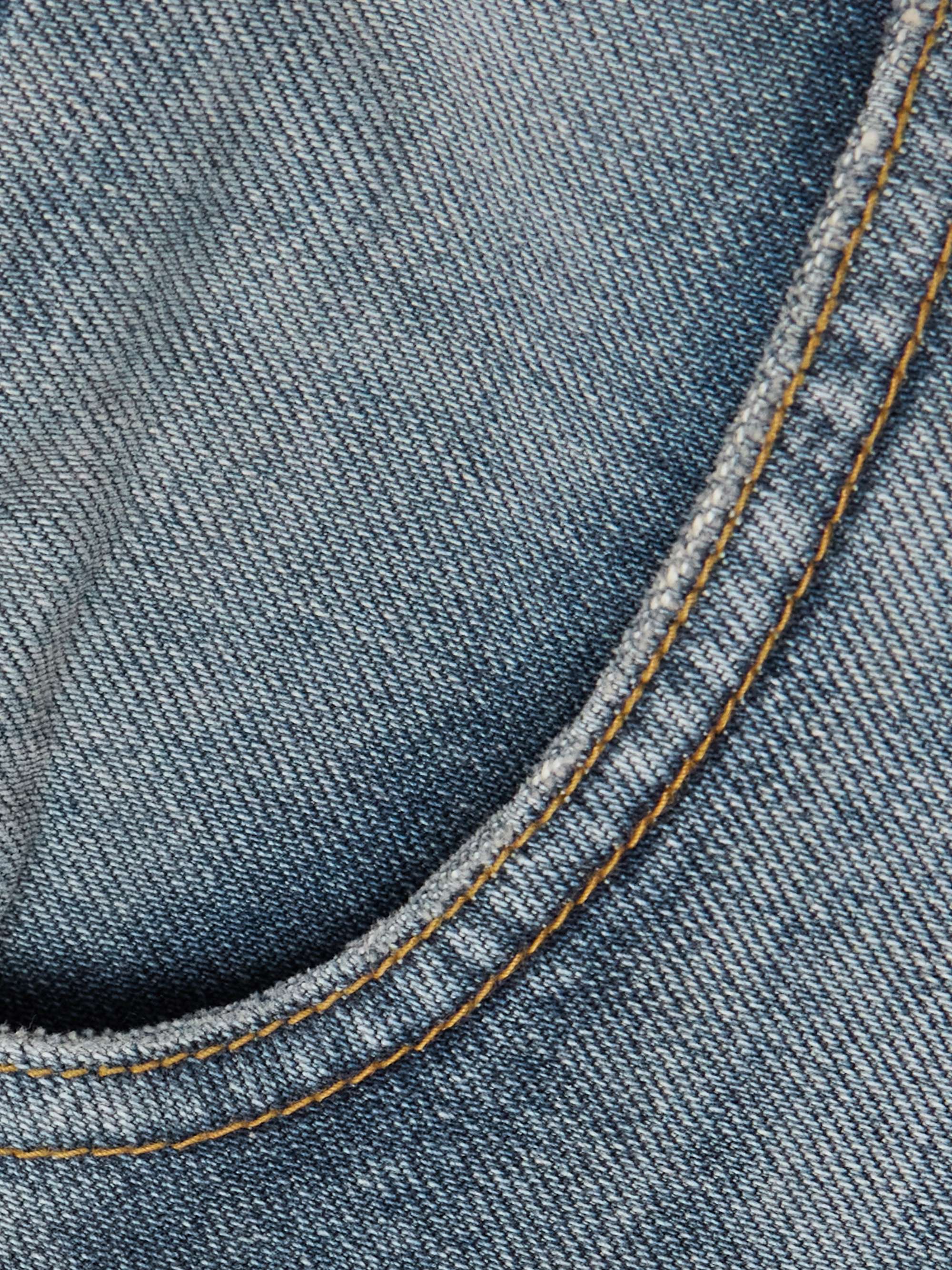 Embellished denim shorts view