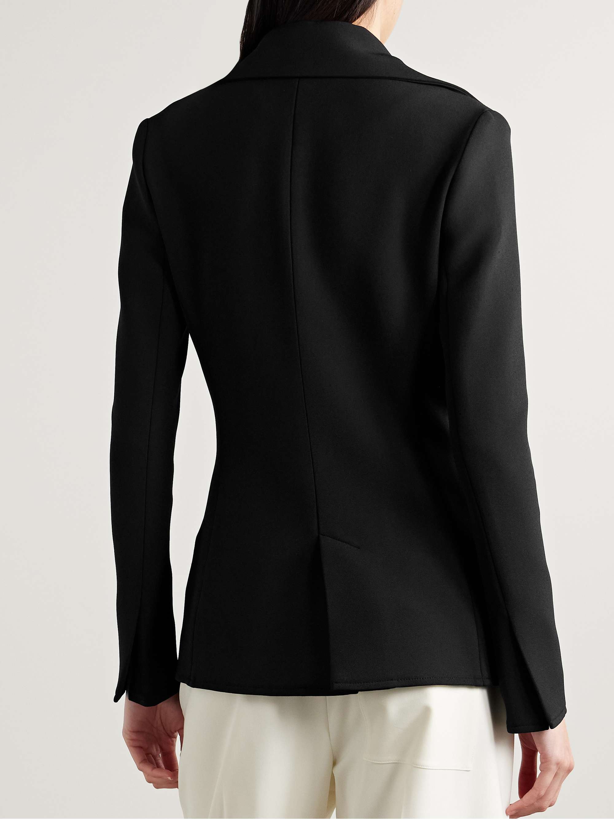 Marine double-breasted twill jacket view