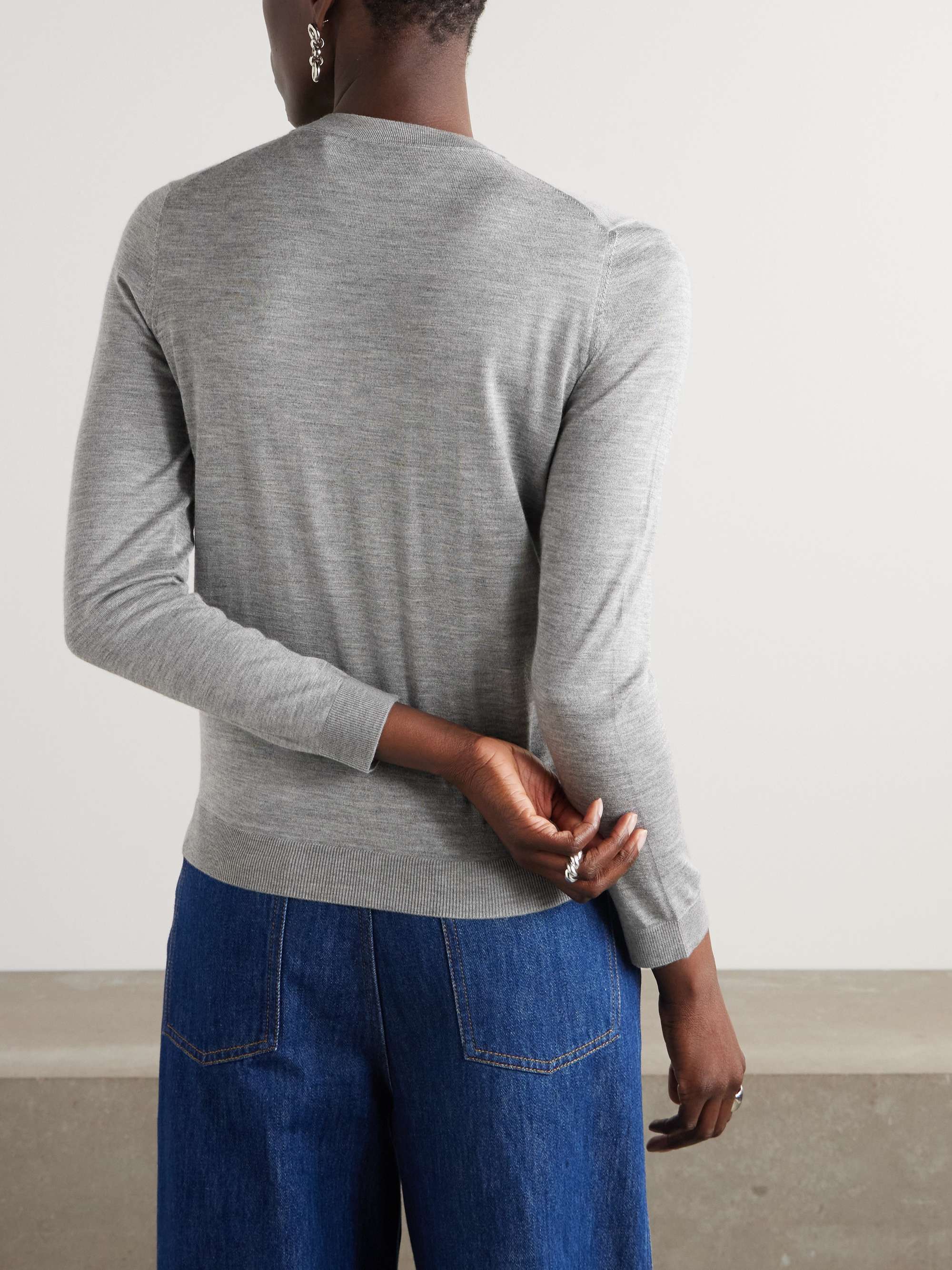 Cashmere and silk-blend cardigan view