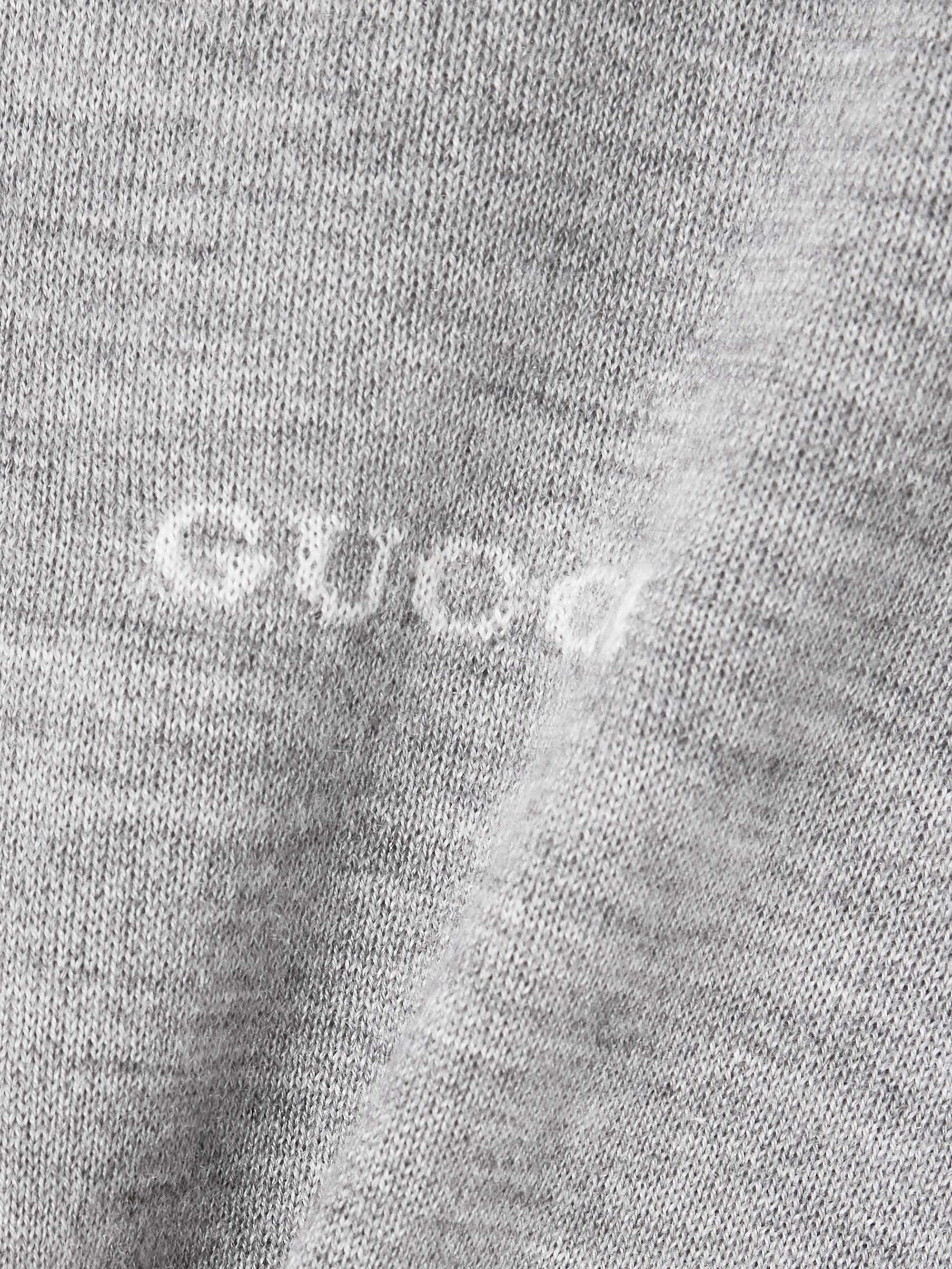 Cashmere and silk-blend sweater view
