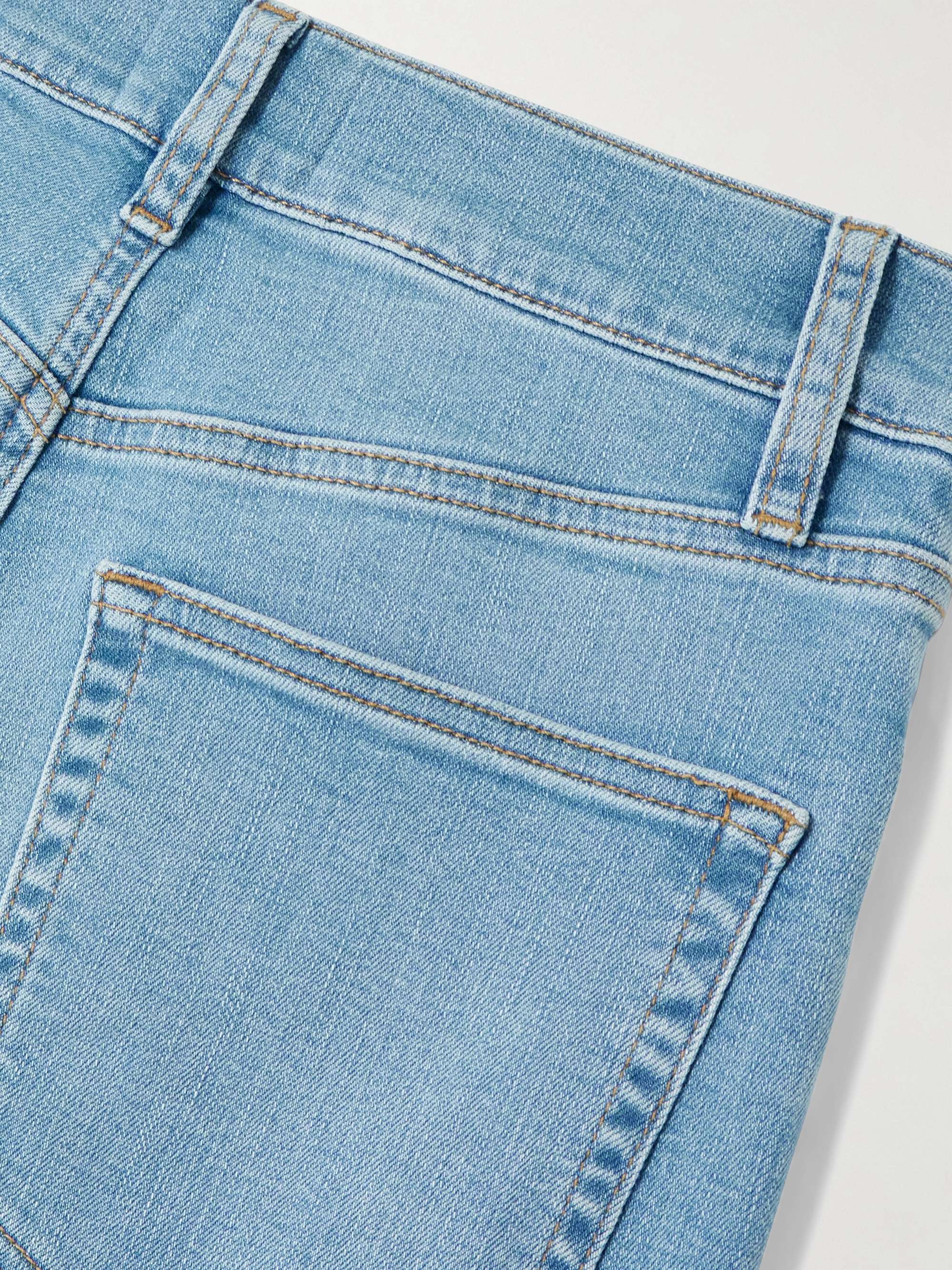 Le Slim Palazzo mid-rise straight-leg jeans view