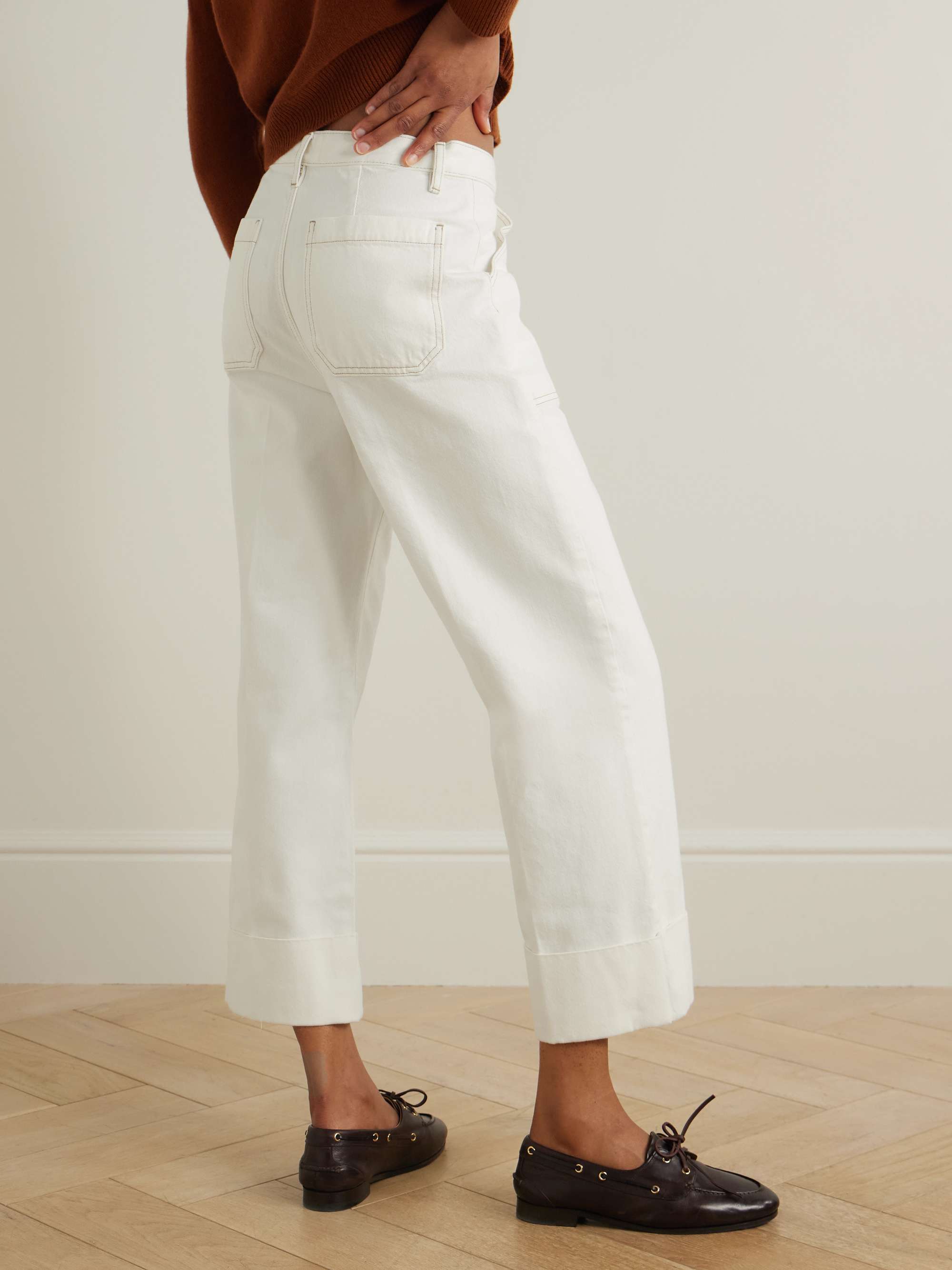The Utility high-rise straight-leg jeans view