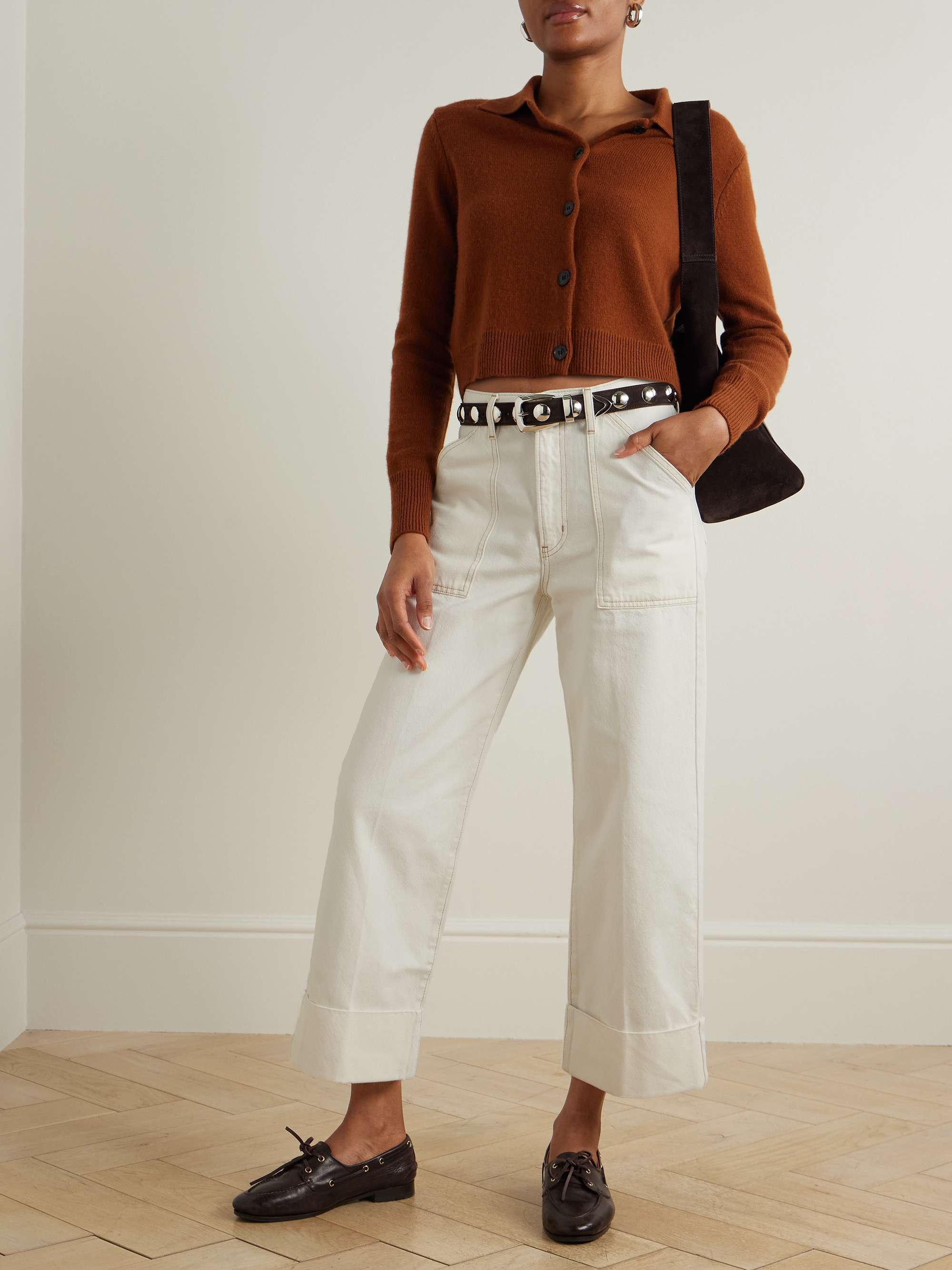 The Utility high-rise straight-leg jeans view