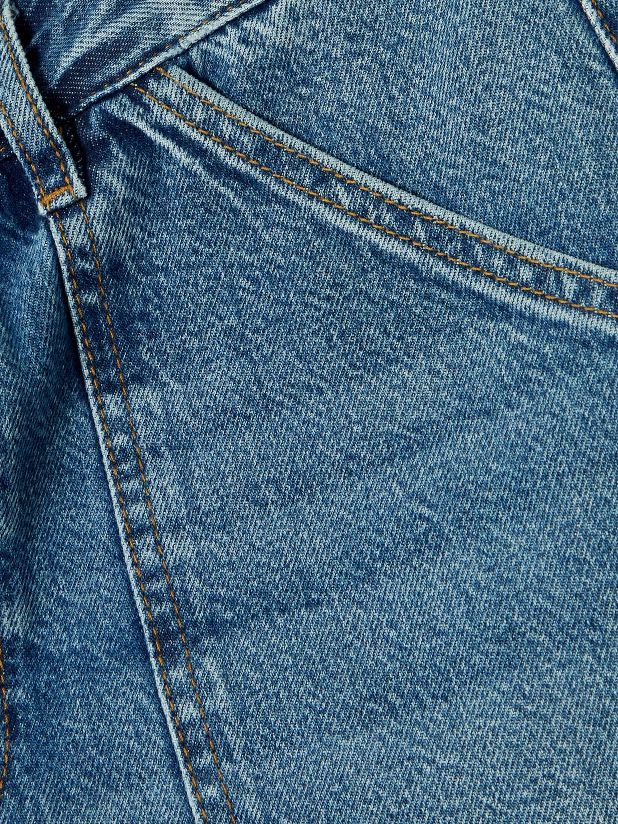 The Utility organic denim shorts view