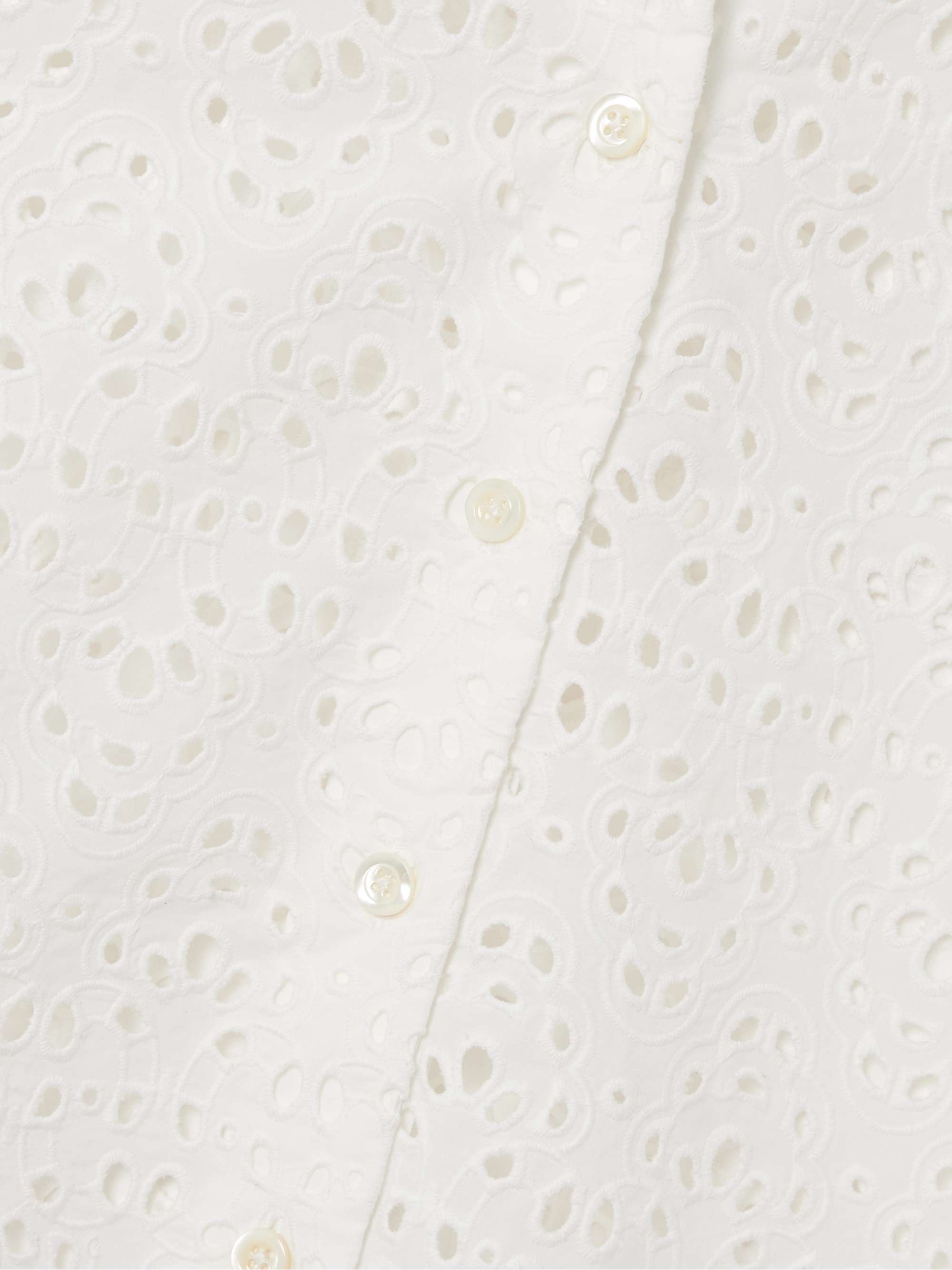 The Deco scalloped broderie anglaise cotton blouse view