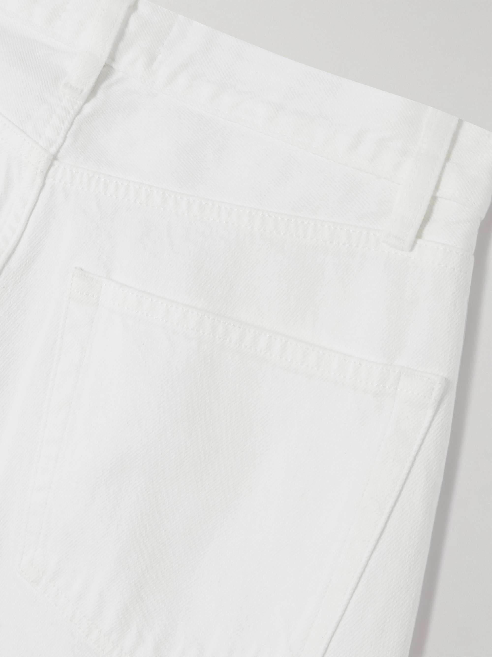 The Lax distressed mid-rise flared jeans view