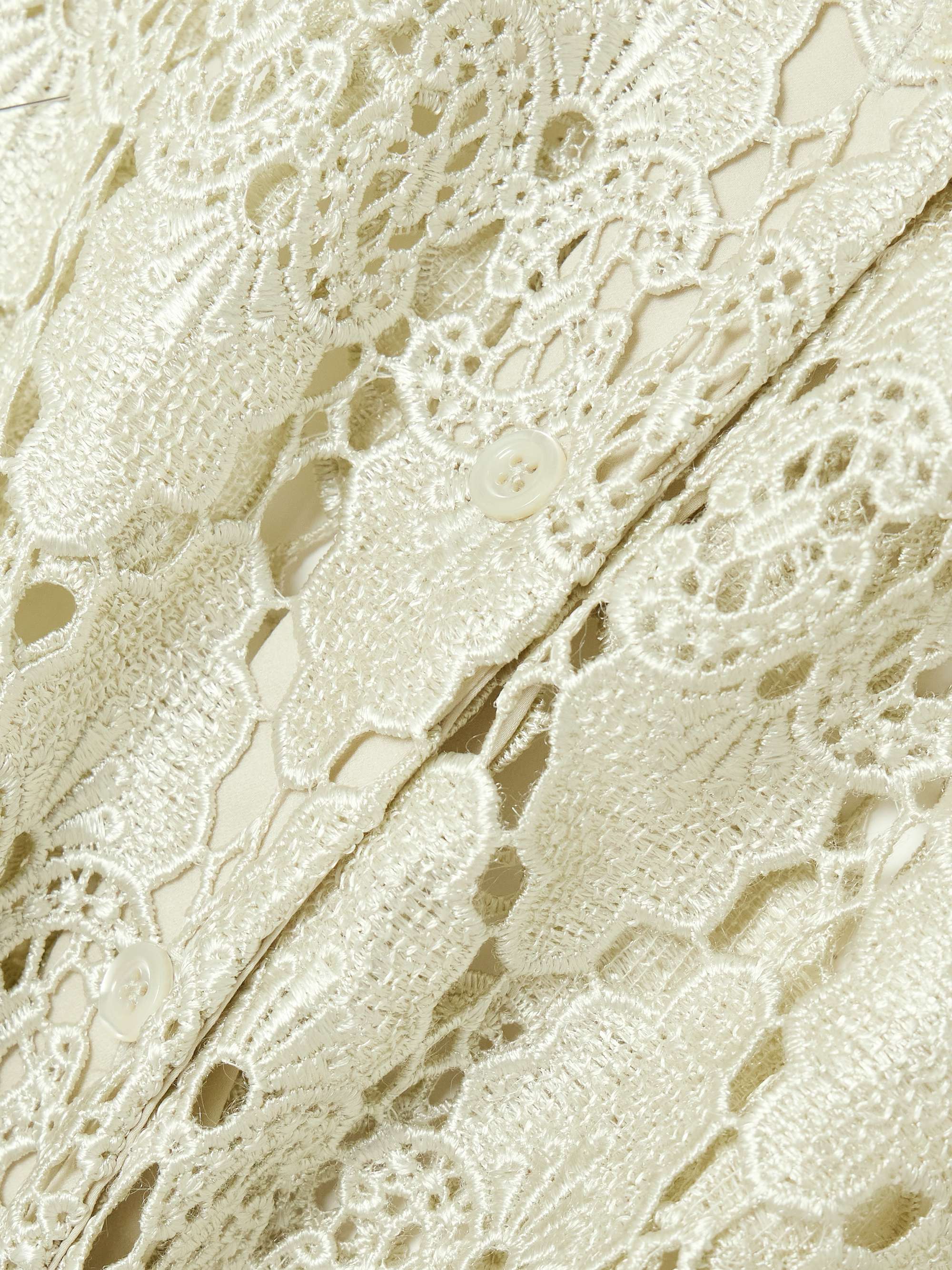 Scalloped lace shirt view