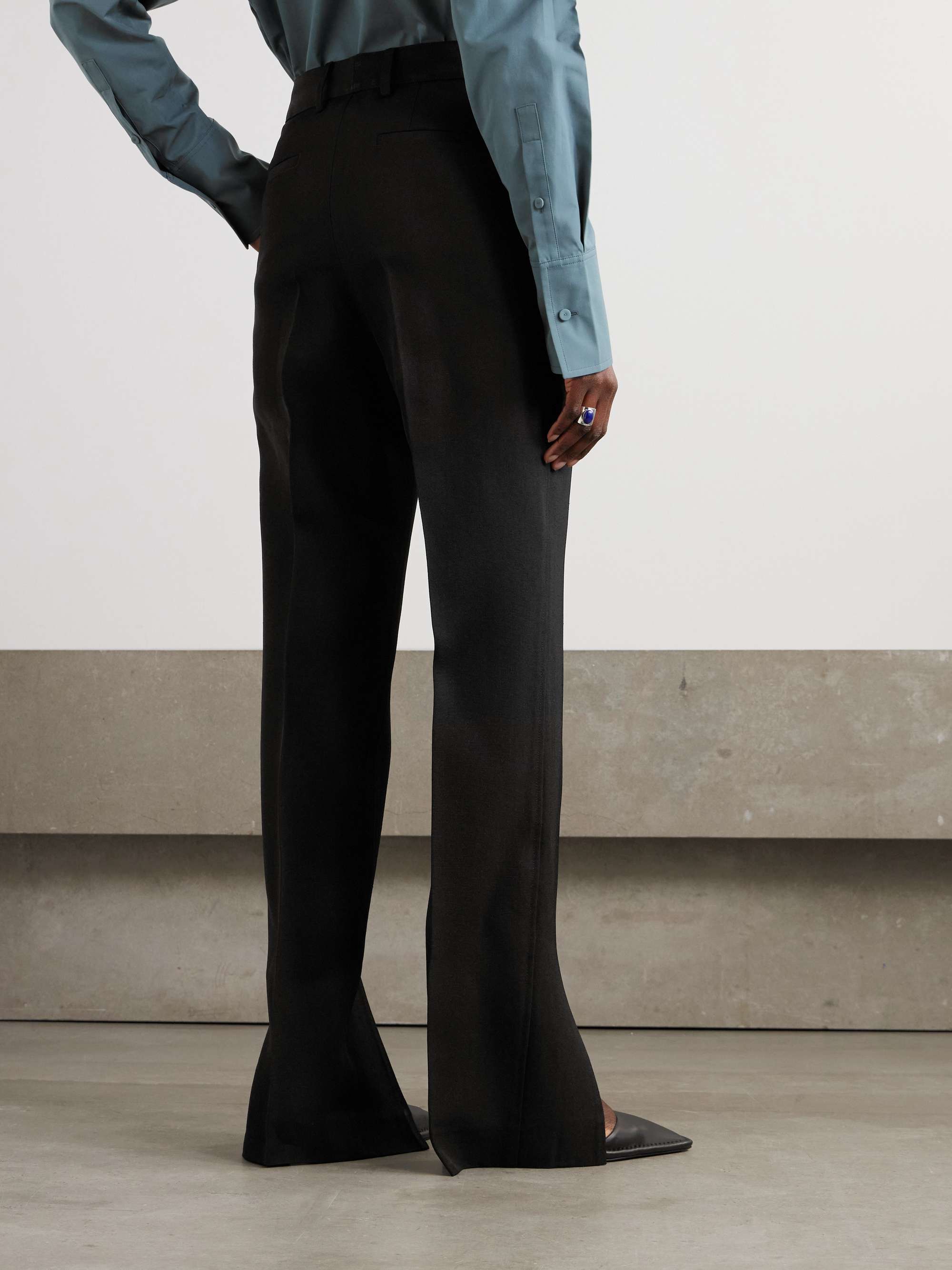 Woven straight-leg pants view