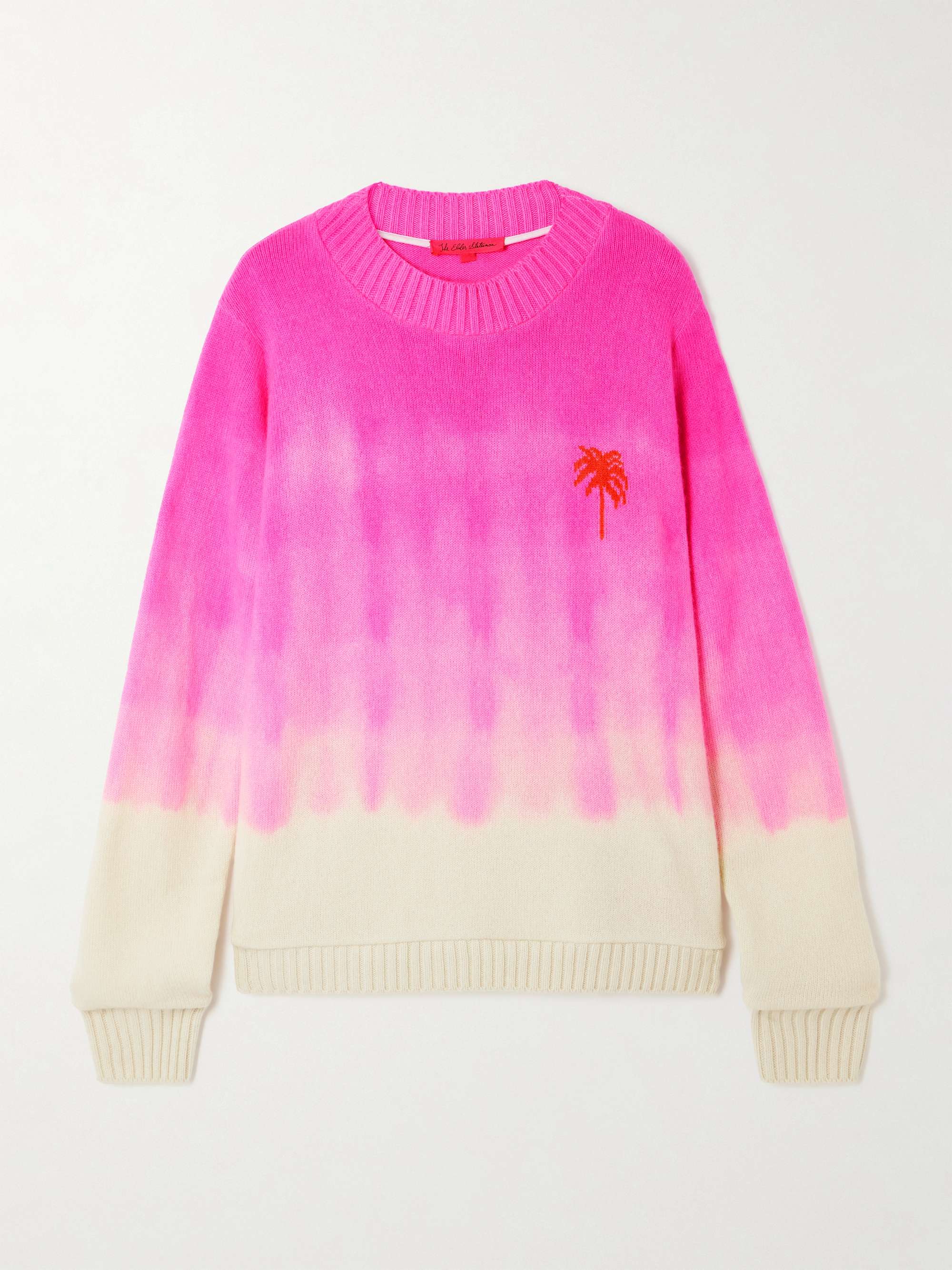 Intarsia cashmere sweater view