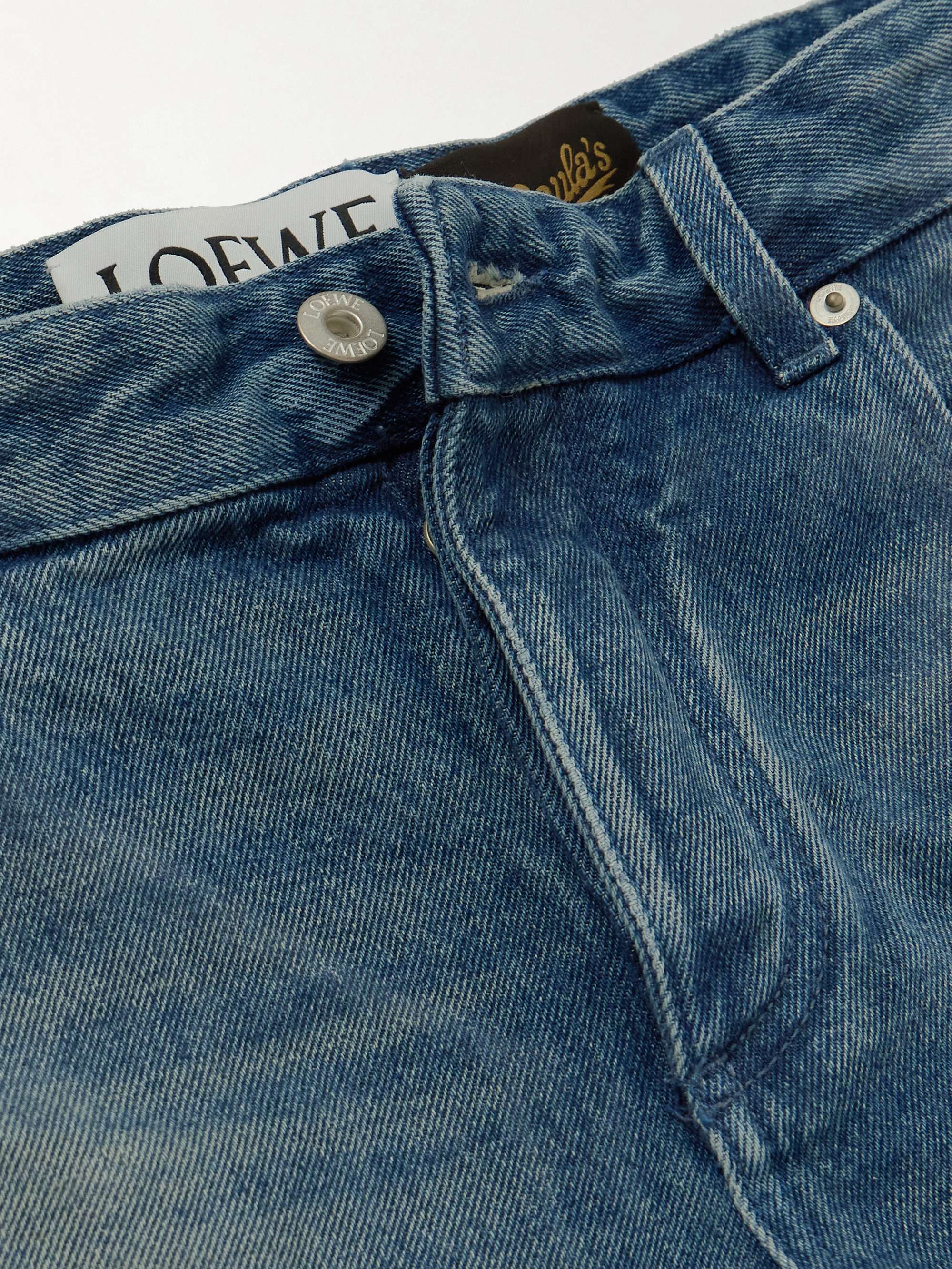 + Paula's Ibiza fringed denim shorts view