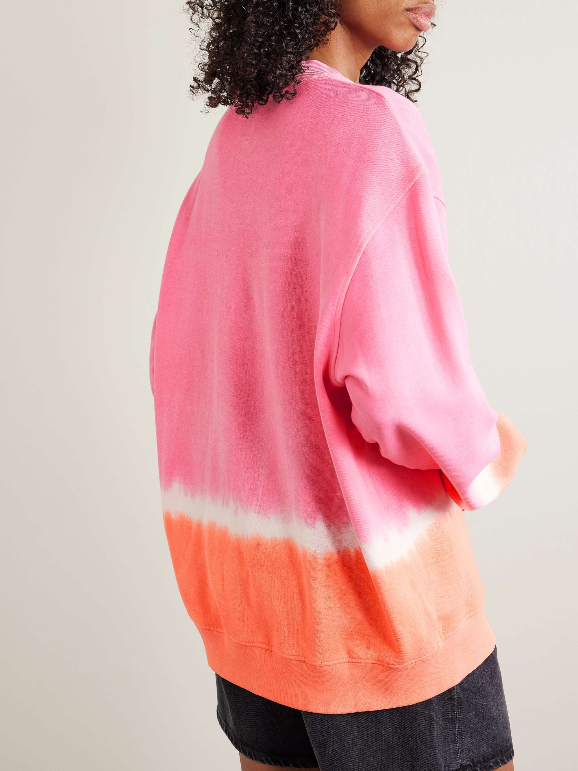 Tie-dyed cotton and cashmere-blend jersey sweatshirt view