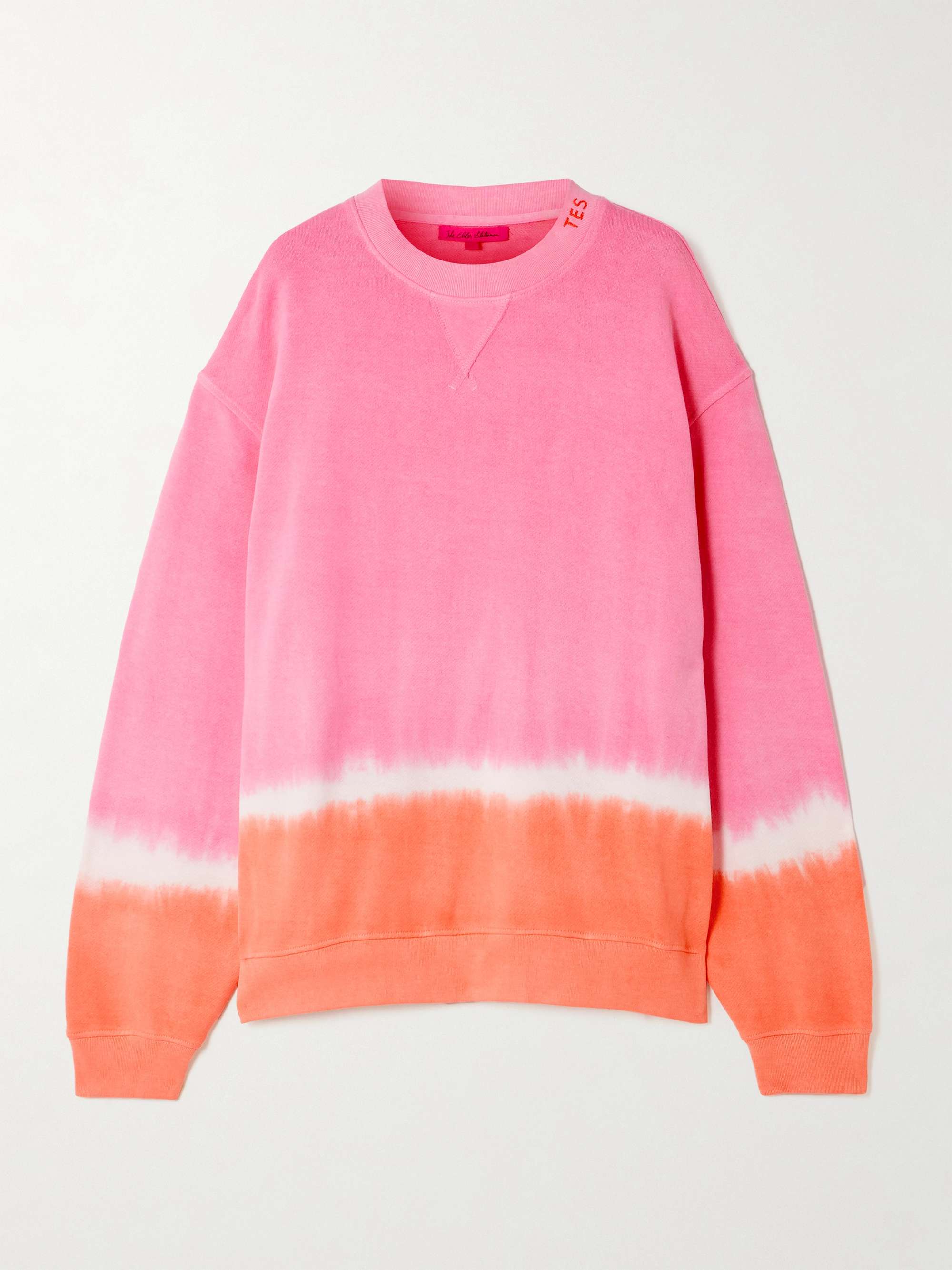 Tie-dyed cotton and cashmere-blend jersey sweatshirt view