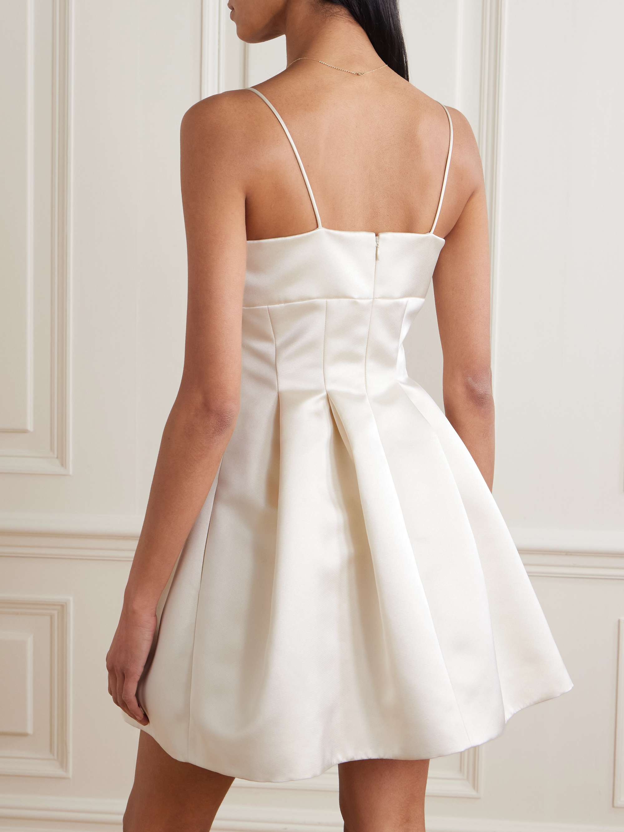 Gayla duchesse-satin mini dress view