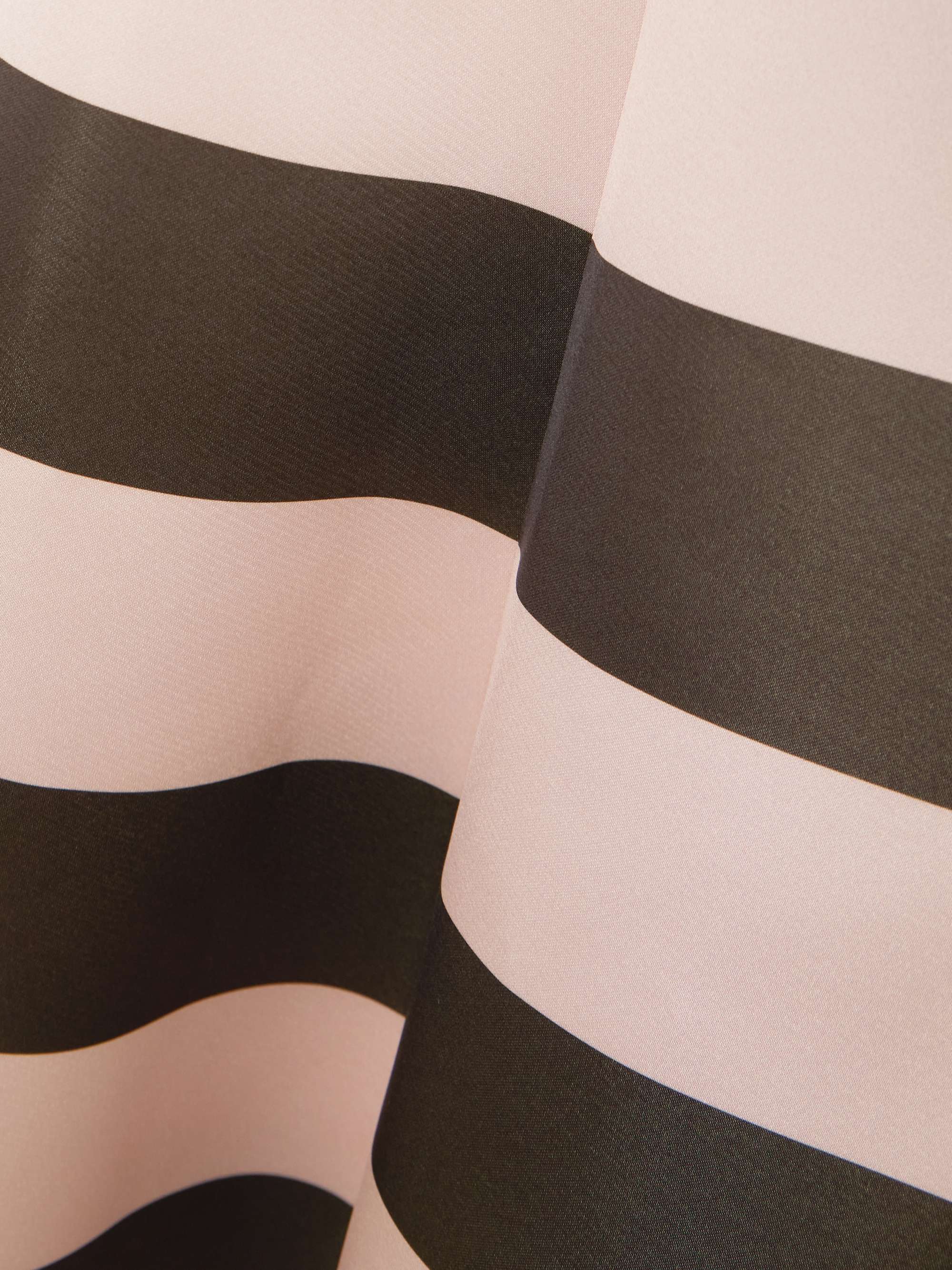Mara striped duchesse-satin midi dress view
