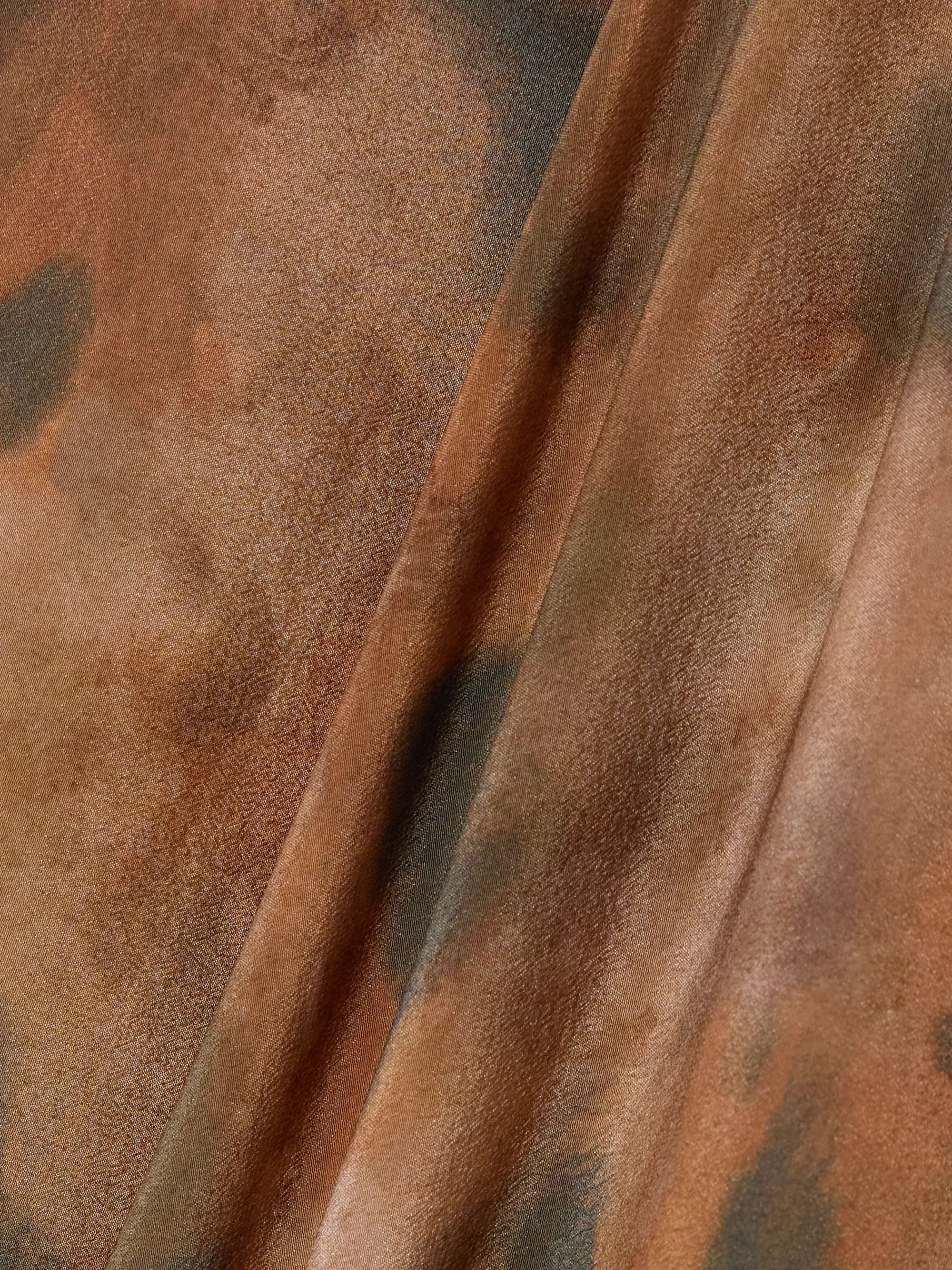 Mala printed silk maxi wrap dress view