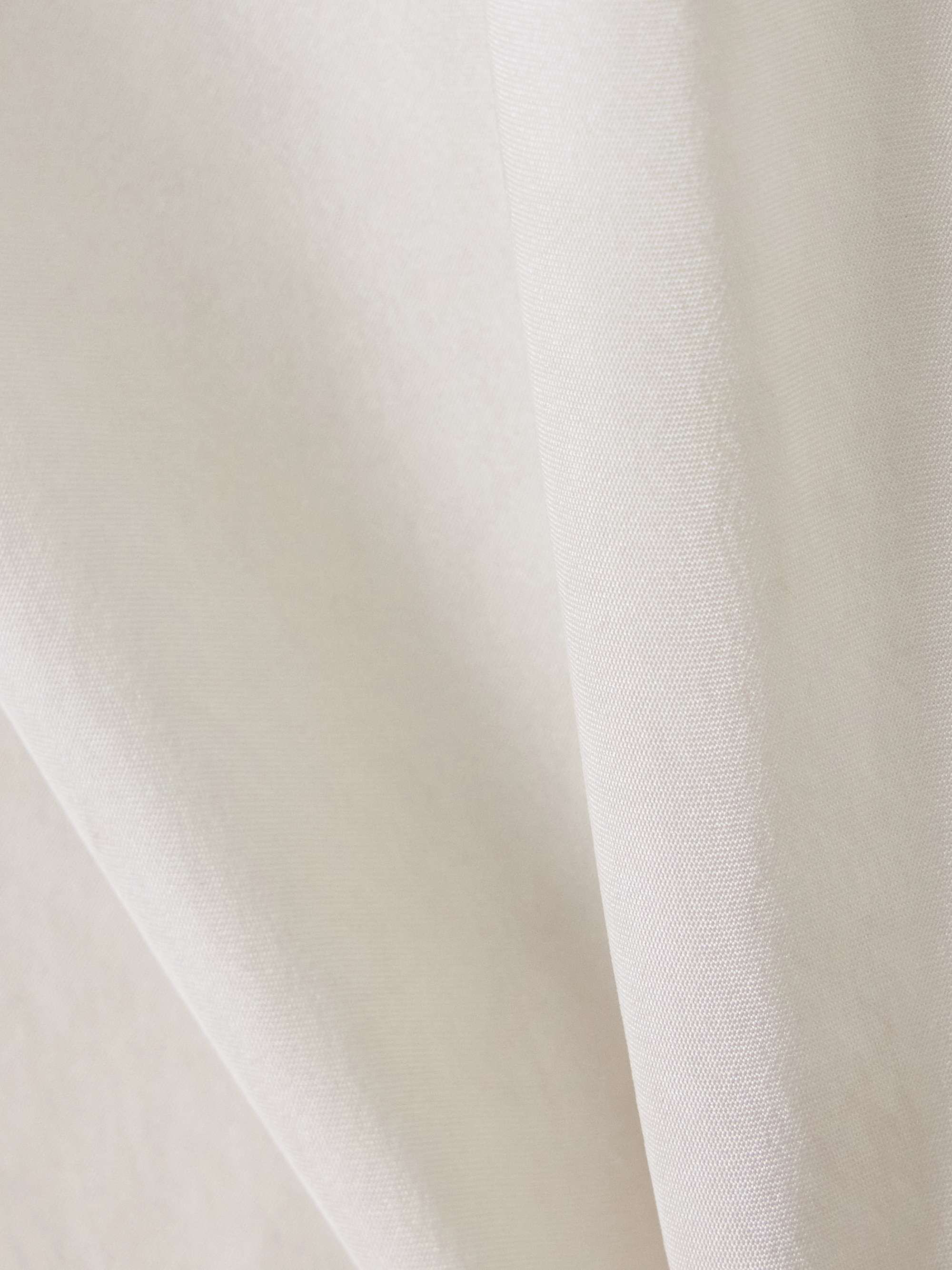 Dali asymmetric silk-voile top view