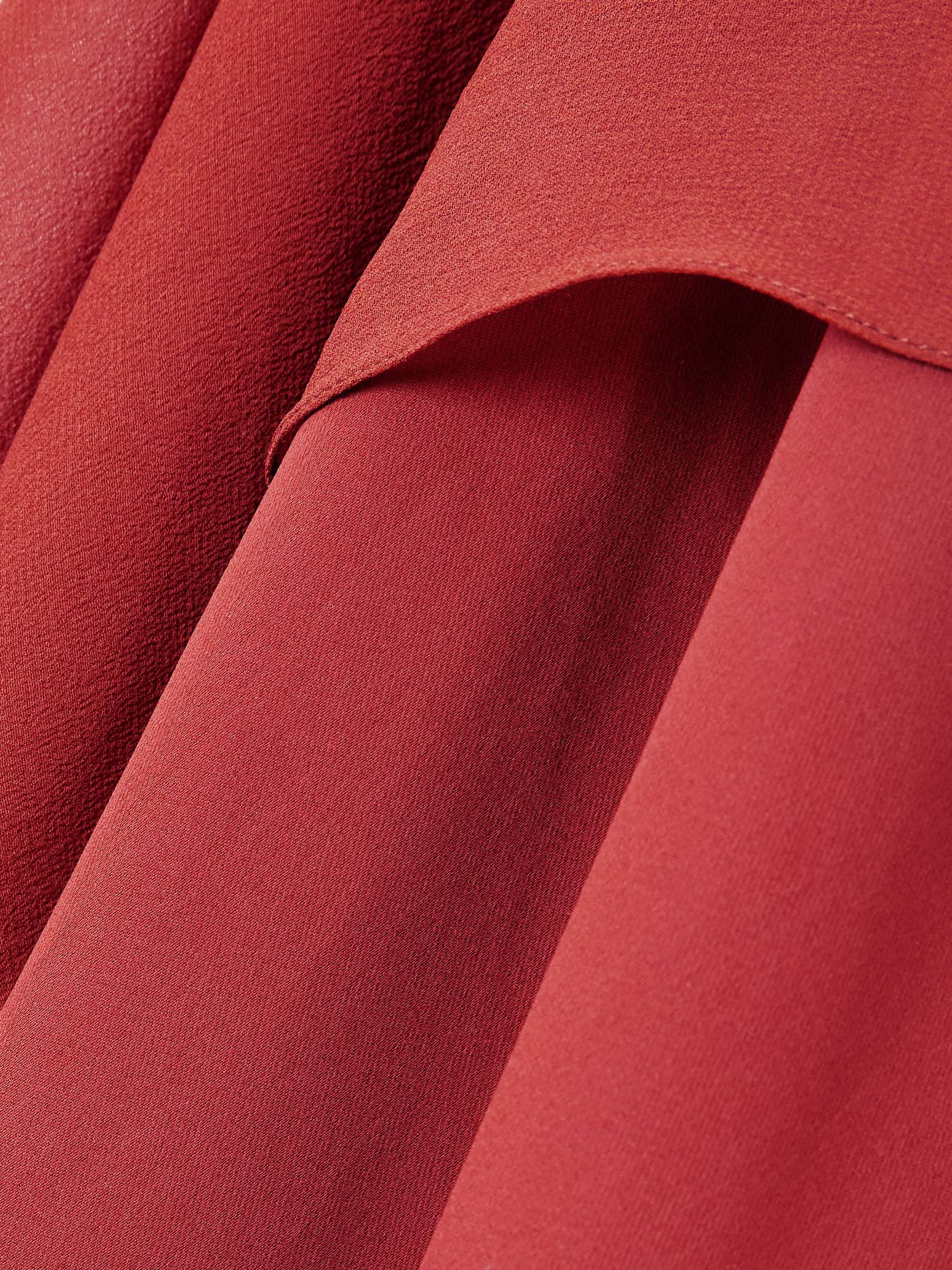 Luana convertible cape-effect silk-chiffon maxi dress view
