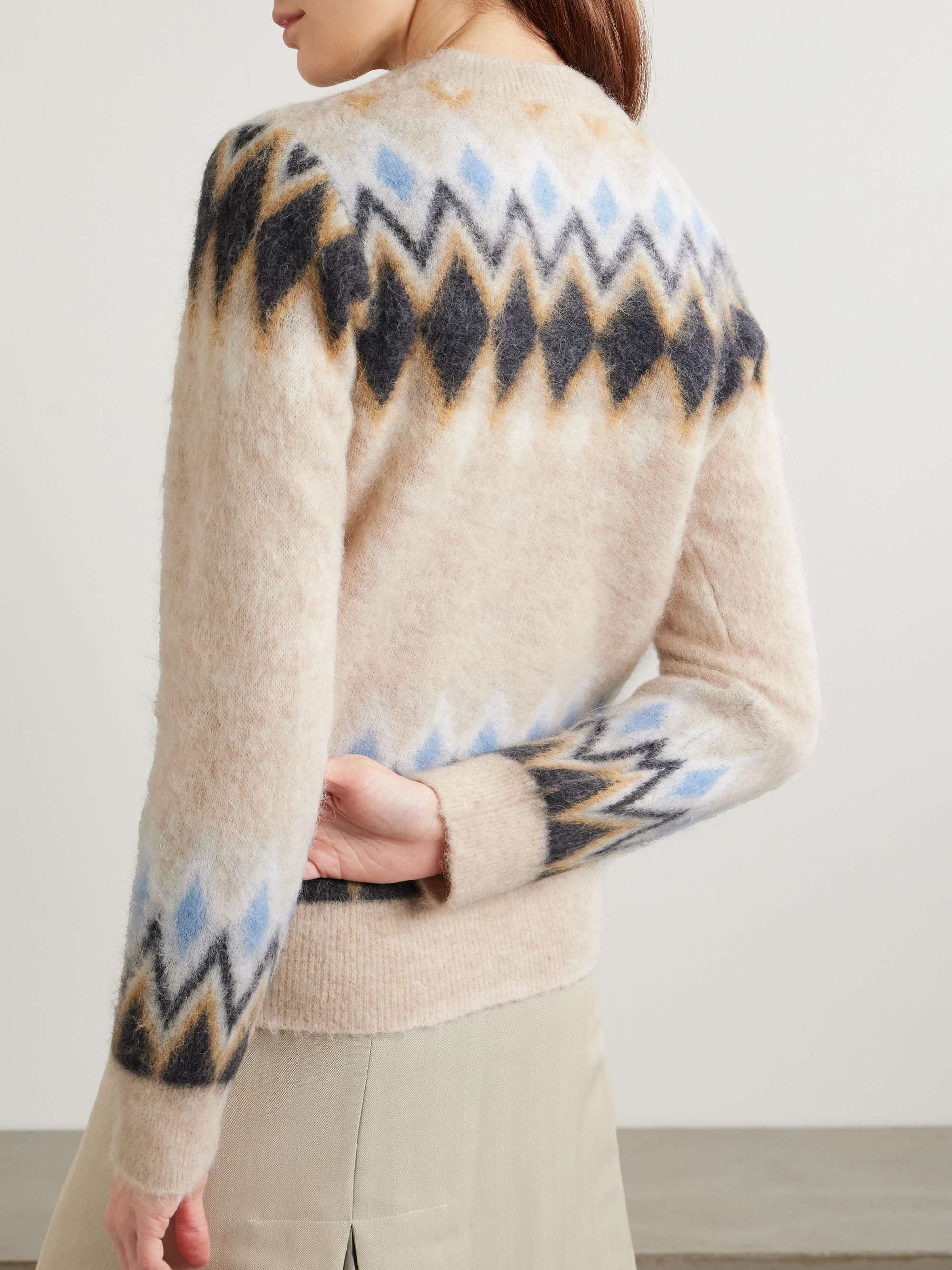 Fair Isle knitted sweater view