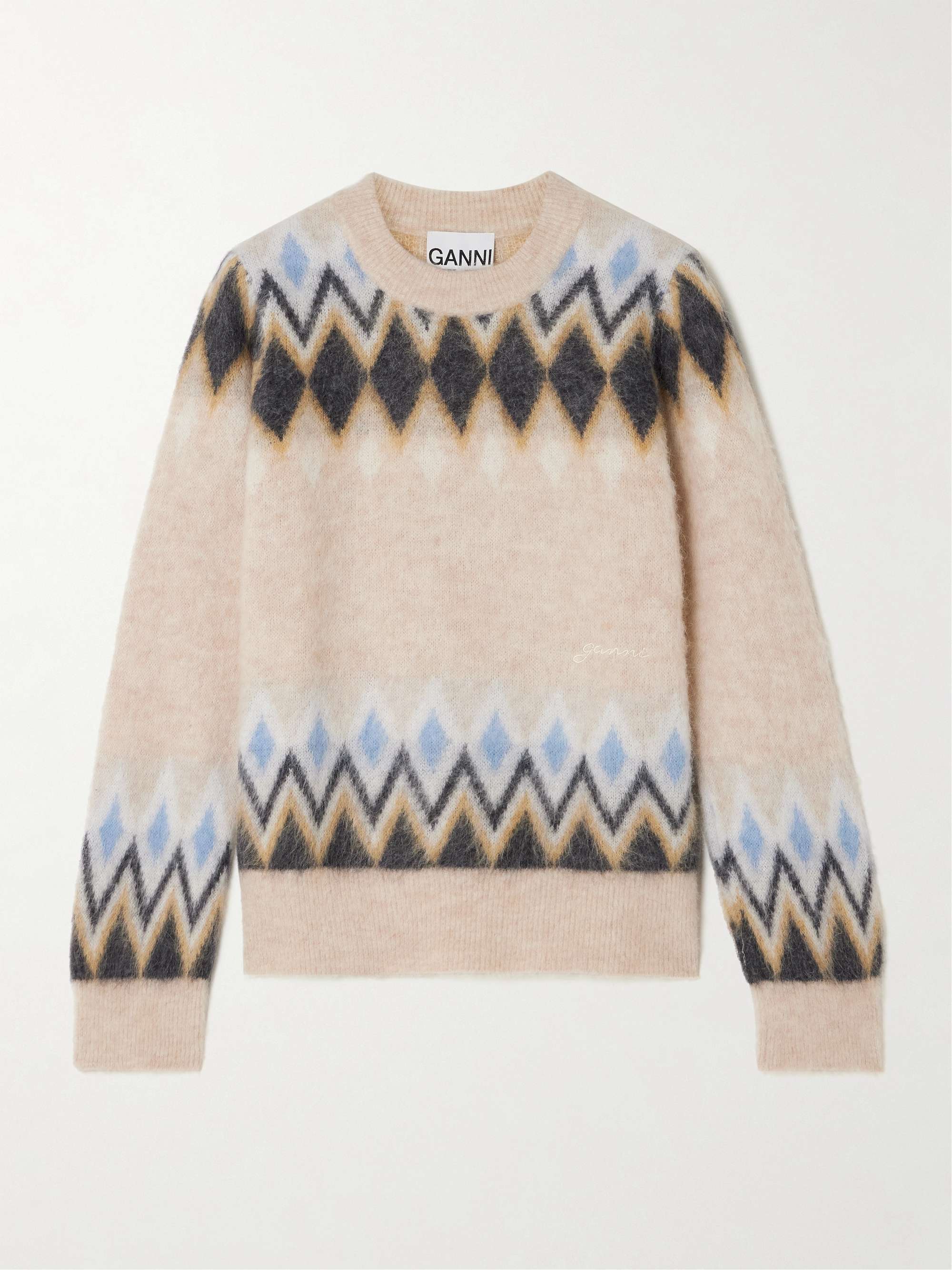 Fair Isle knitted sweater view