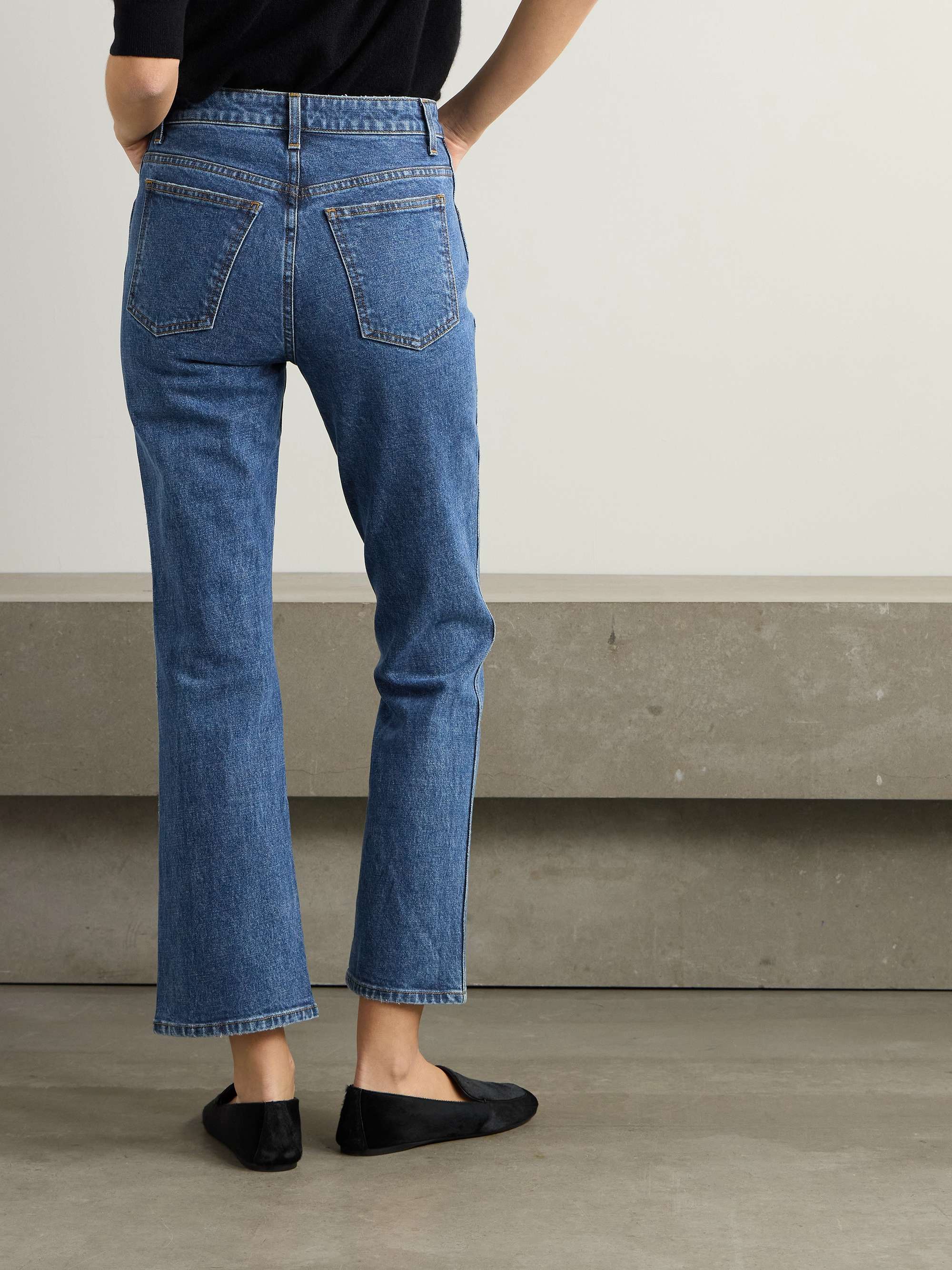Vivian high-rise bootcut jeans view