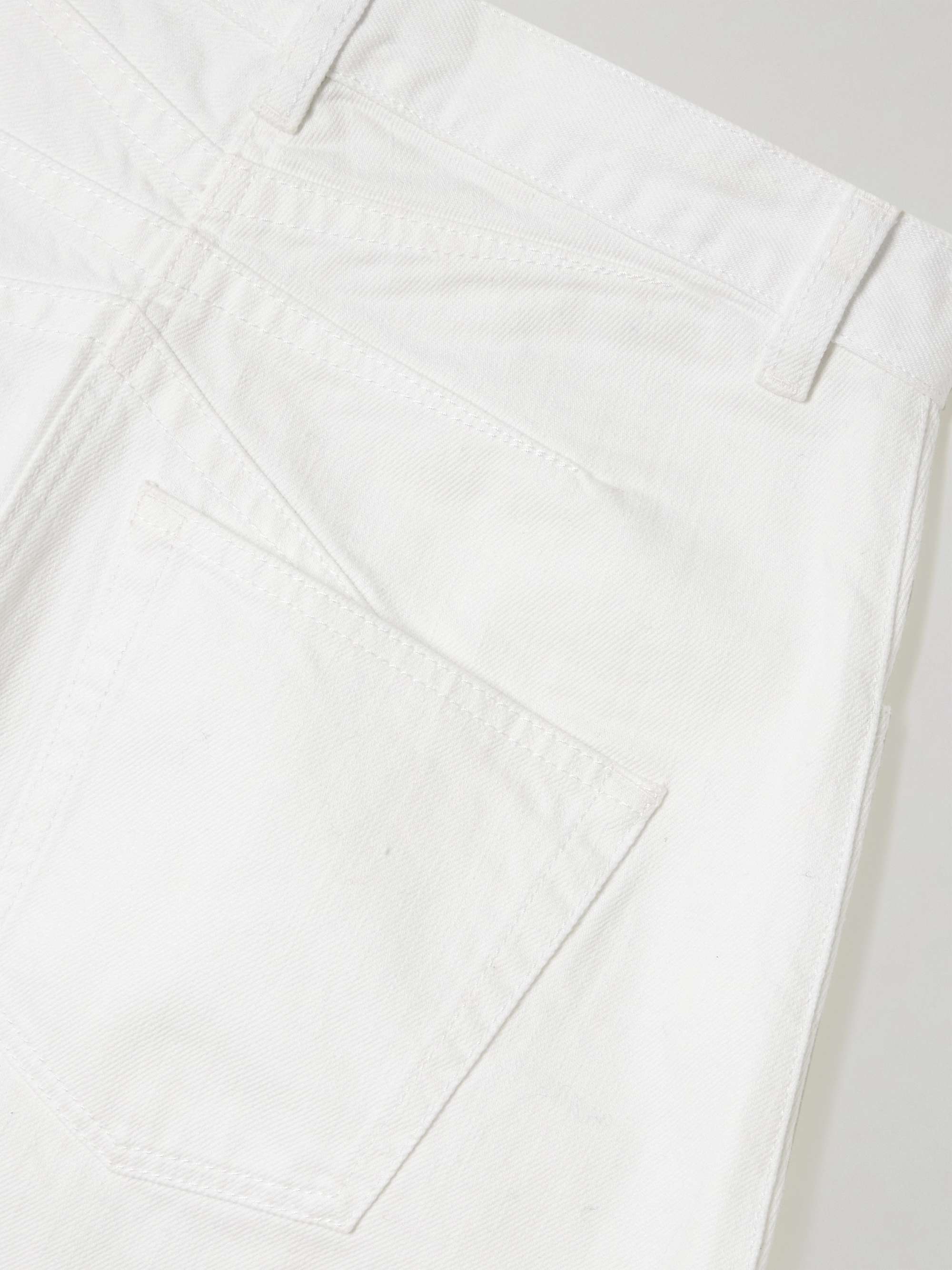 Mid-rise barrel-leg jeans view