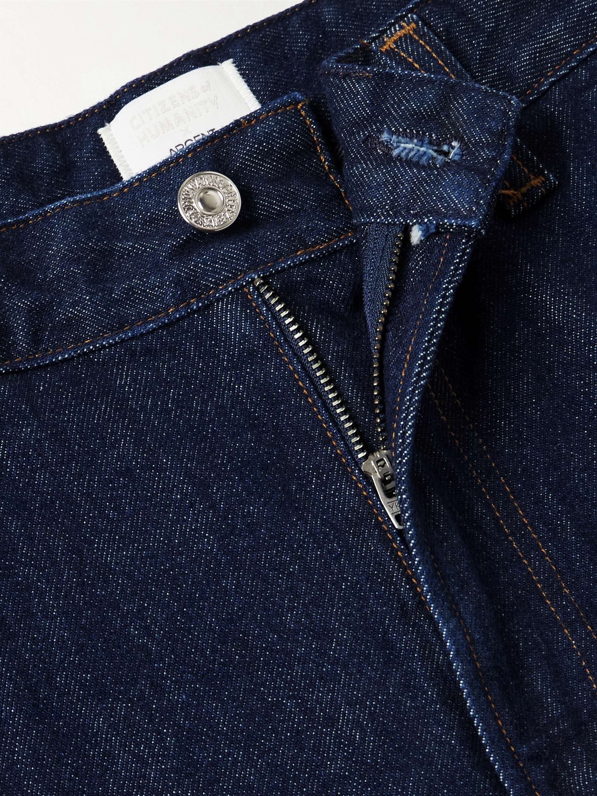 + Argent Beverly high-rise wide-leg jeans view