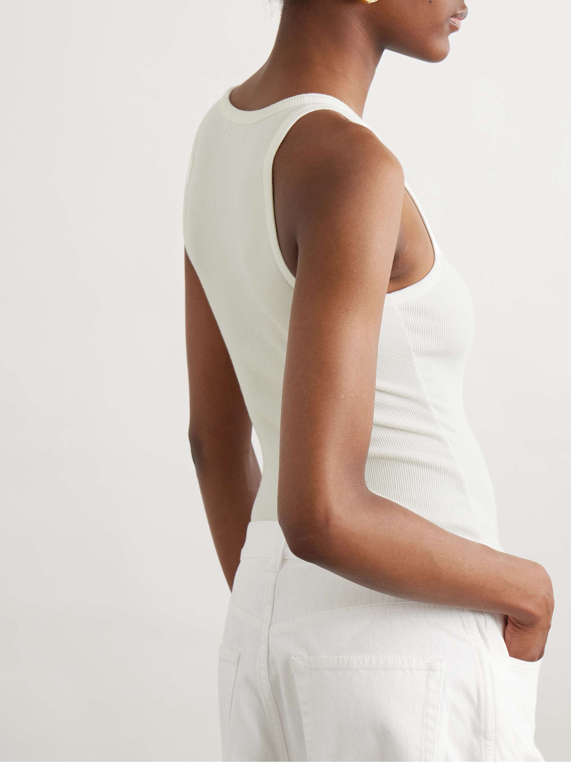 Ribbed-knit bodysuit view