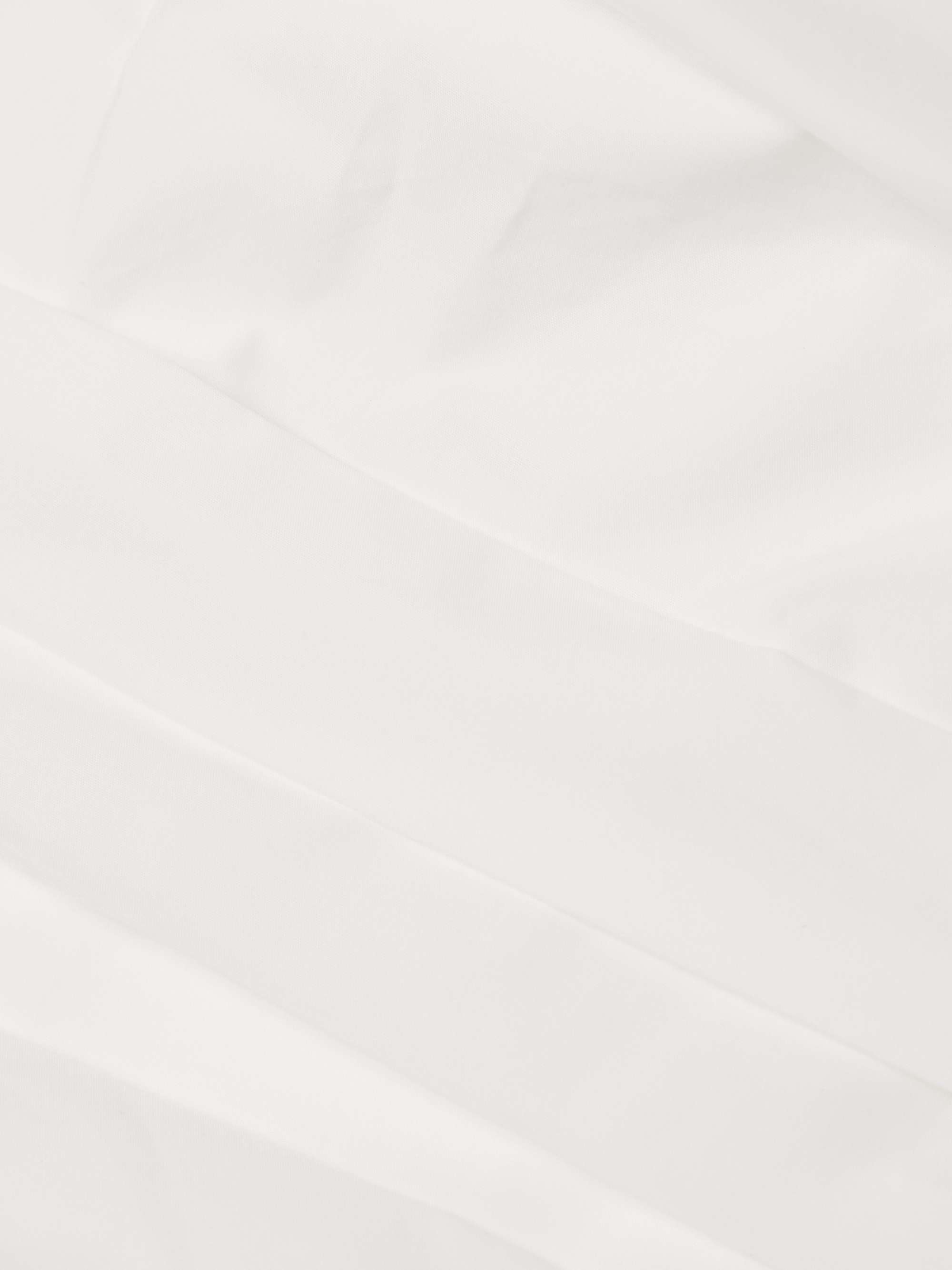 Emerson strapless ruched cotton-blend poplin bustier top view