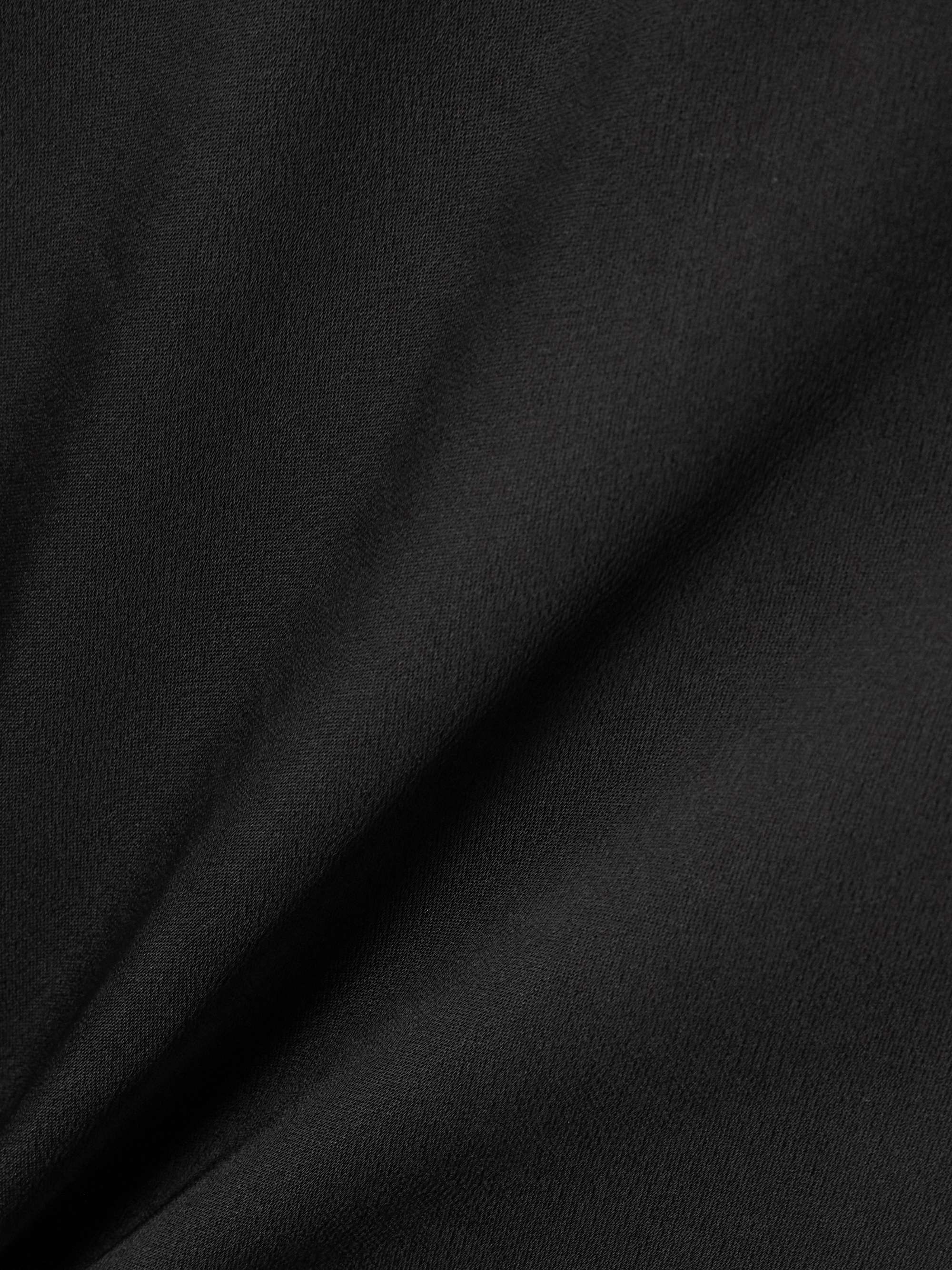 Addy jersey-paneled satin T-shirt view