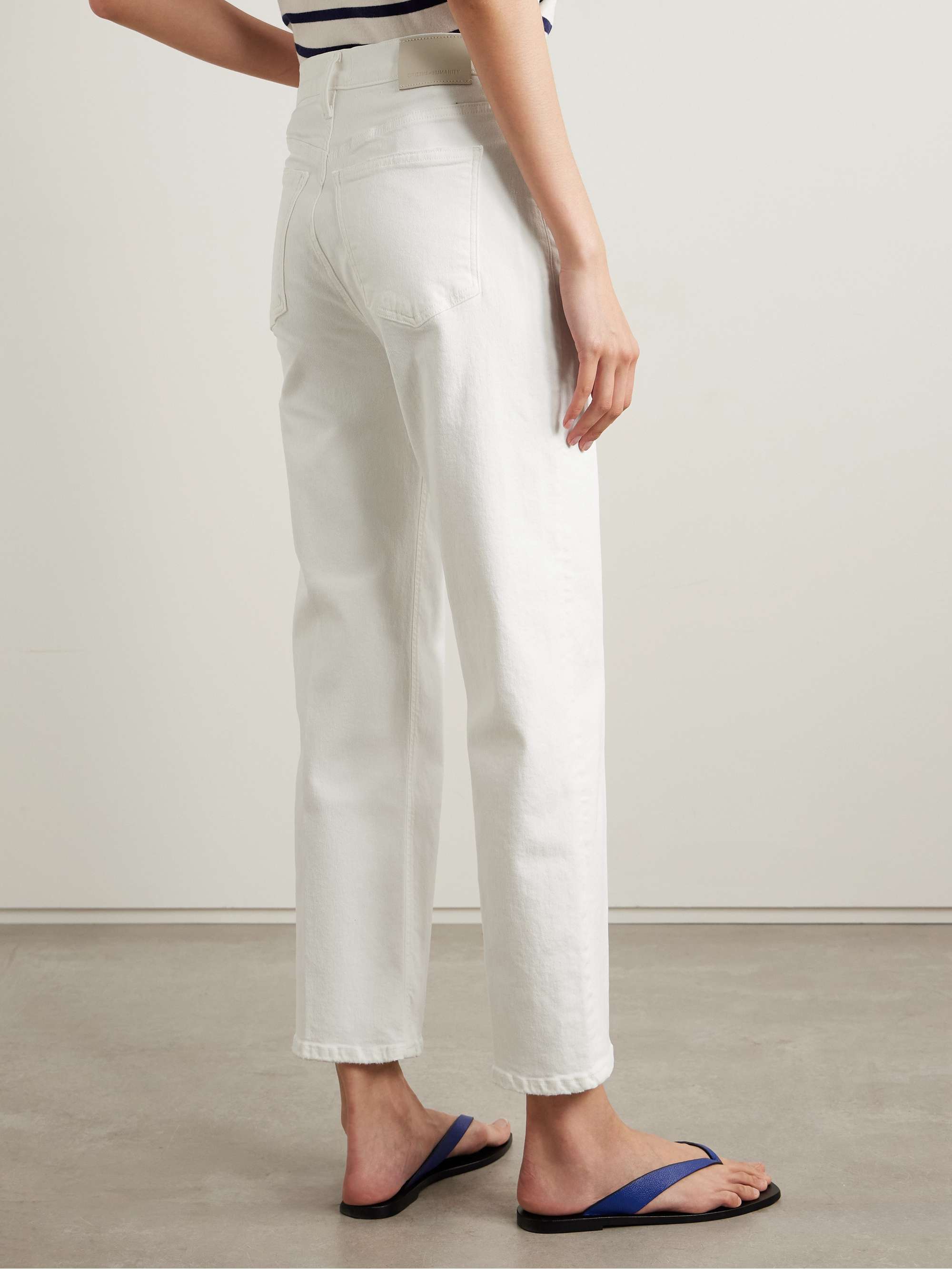 Palma high-rise straight-leg jeans view