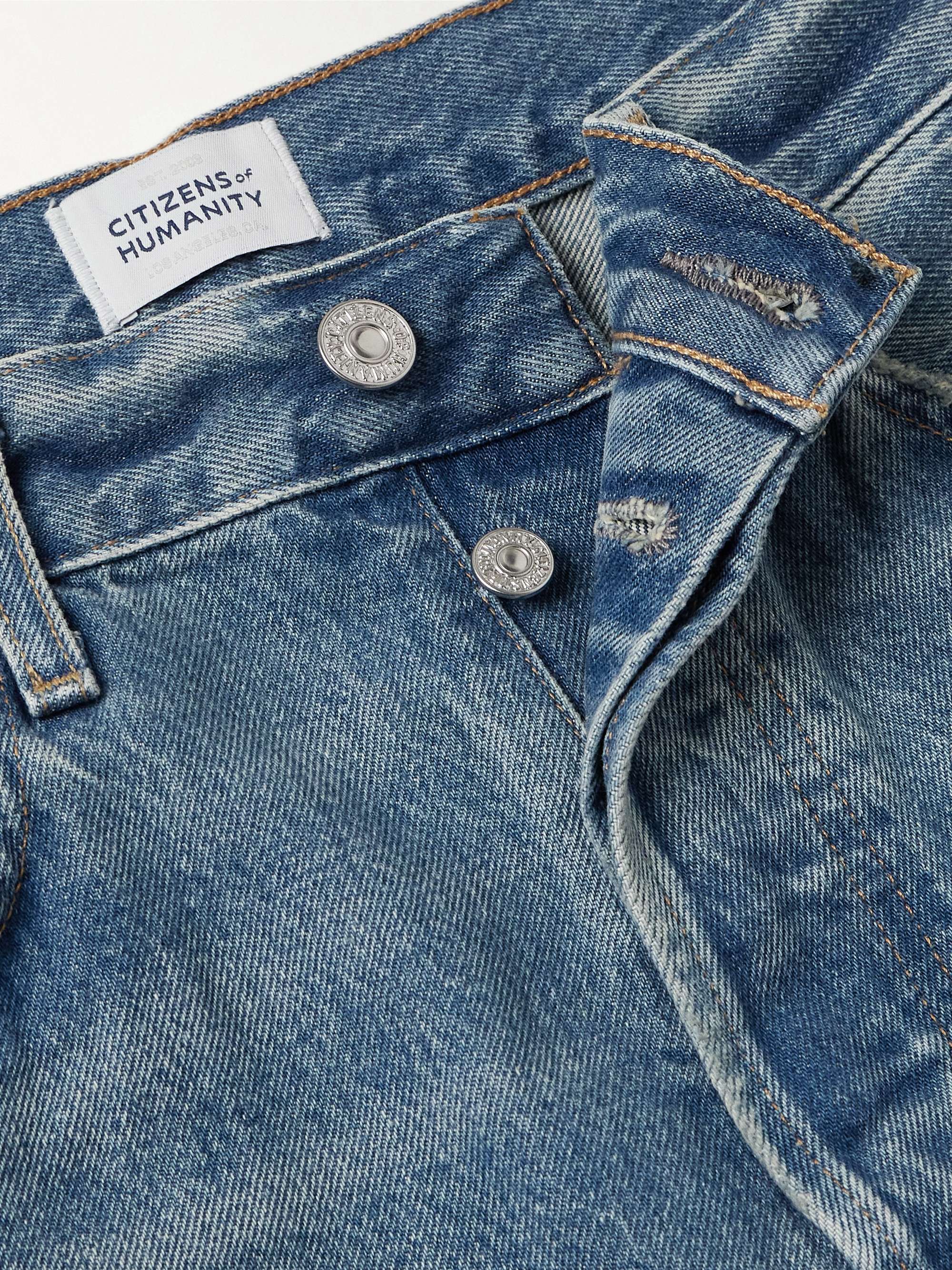 Blaine high-rise straight-leg jeans view
