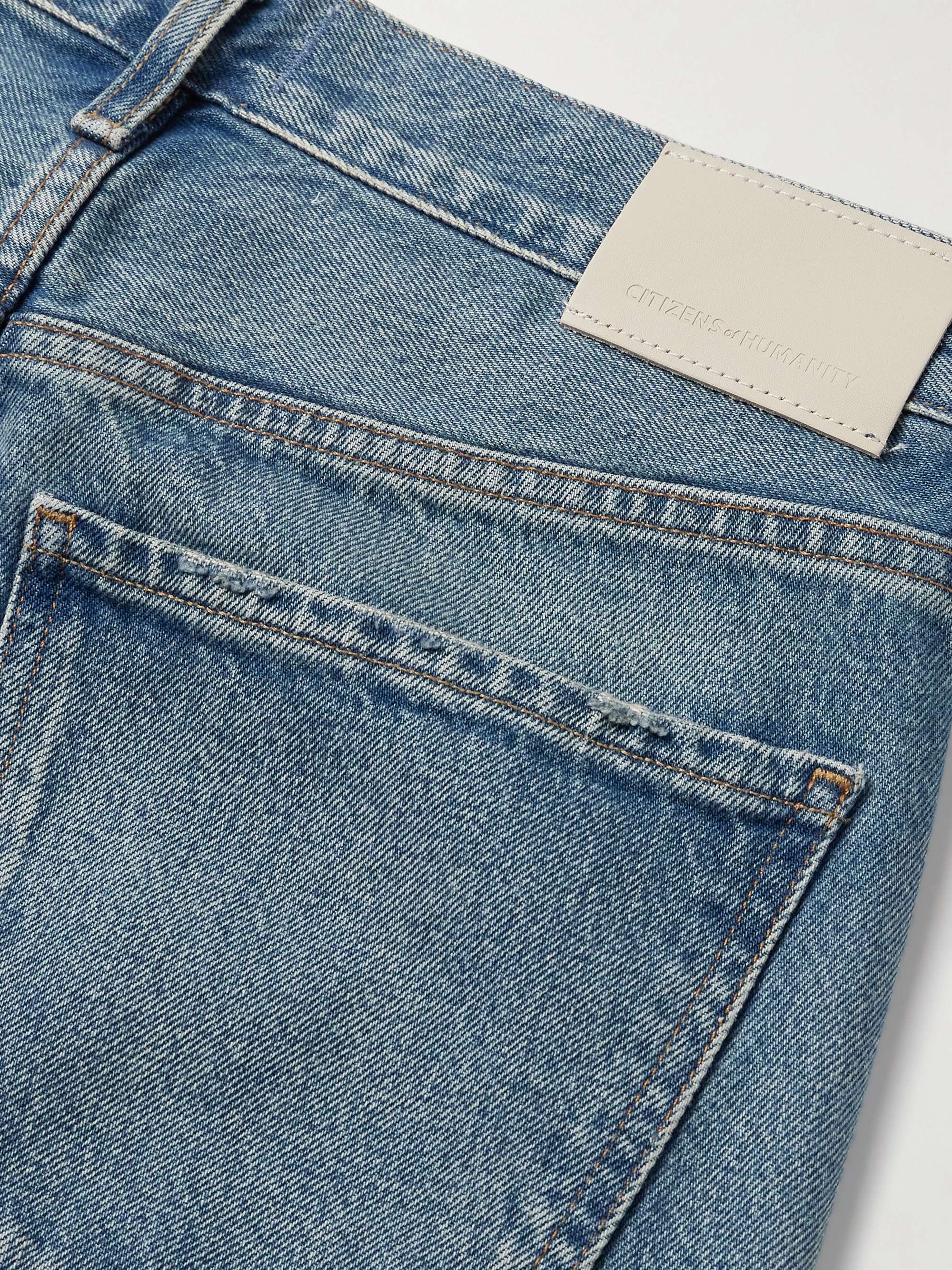 Blaine high-rise straight-leg jeans view