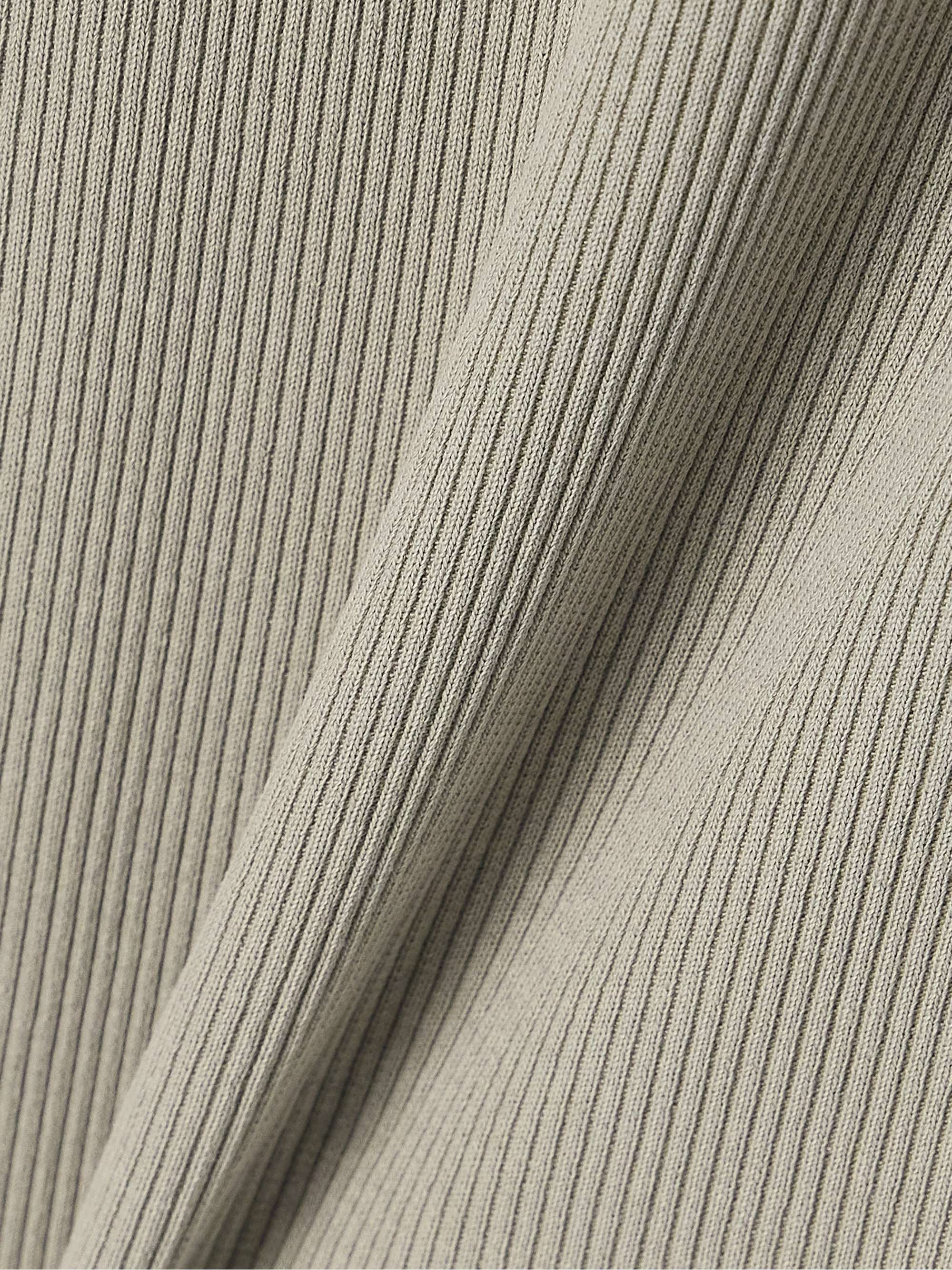 Cassidy ribbed stretch organic cotton and Lyocell-blend jersey tank view