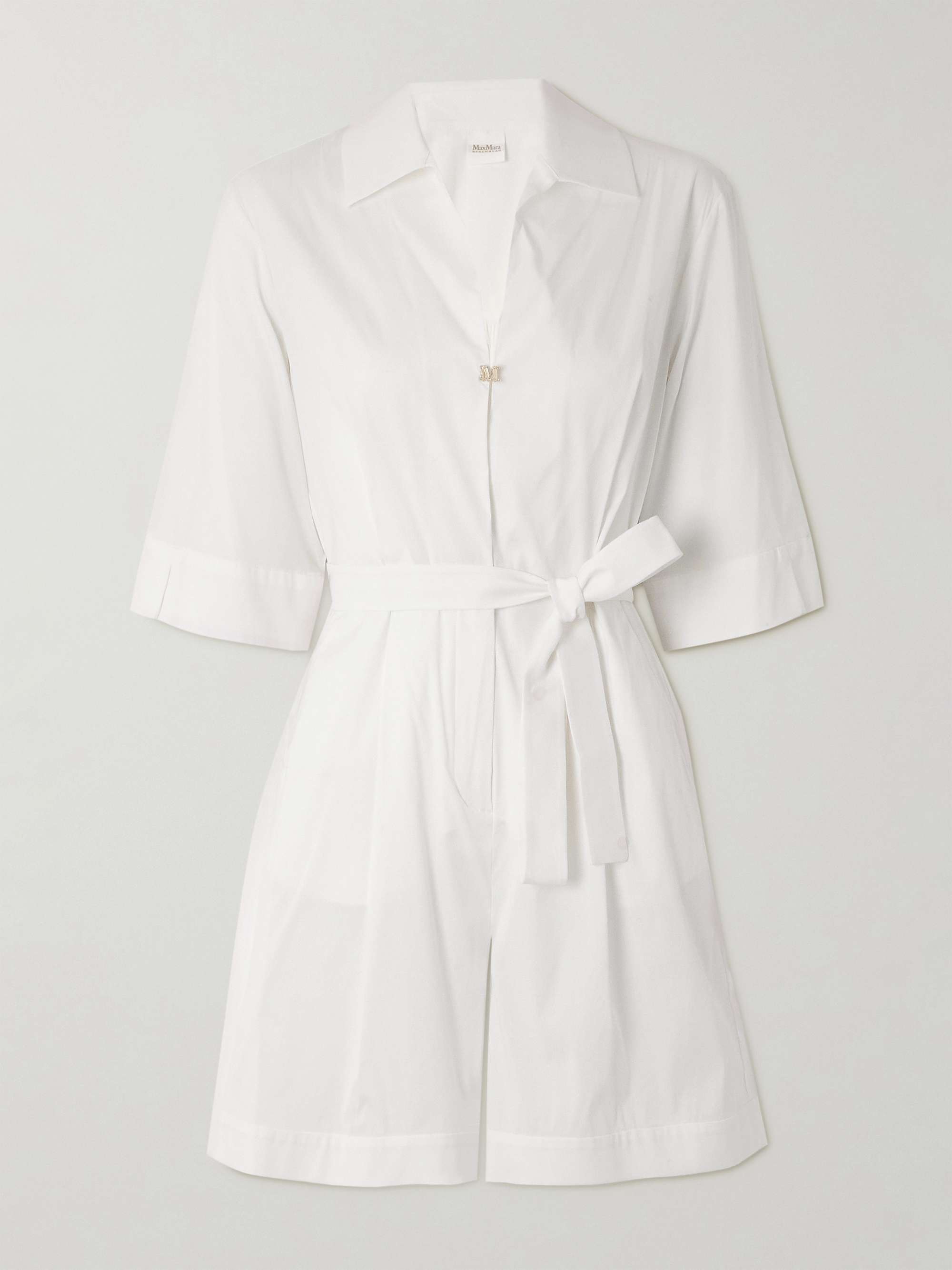 Canard cotton-blend playsuit view