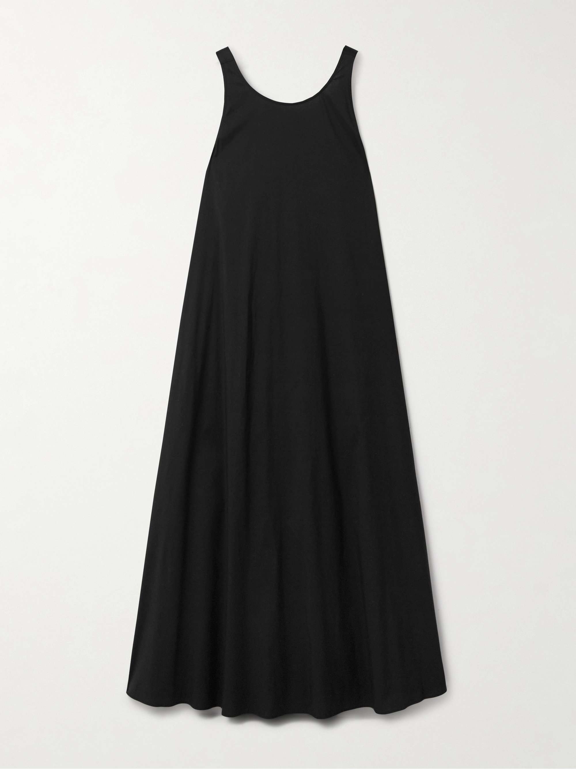 Romea open-back cotton-blend poplin maxi dress view