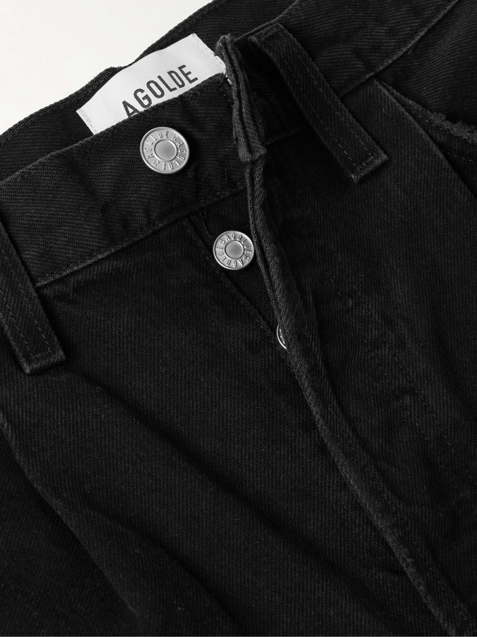 Rhoda pleated organic denim shorts view