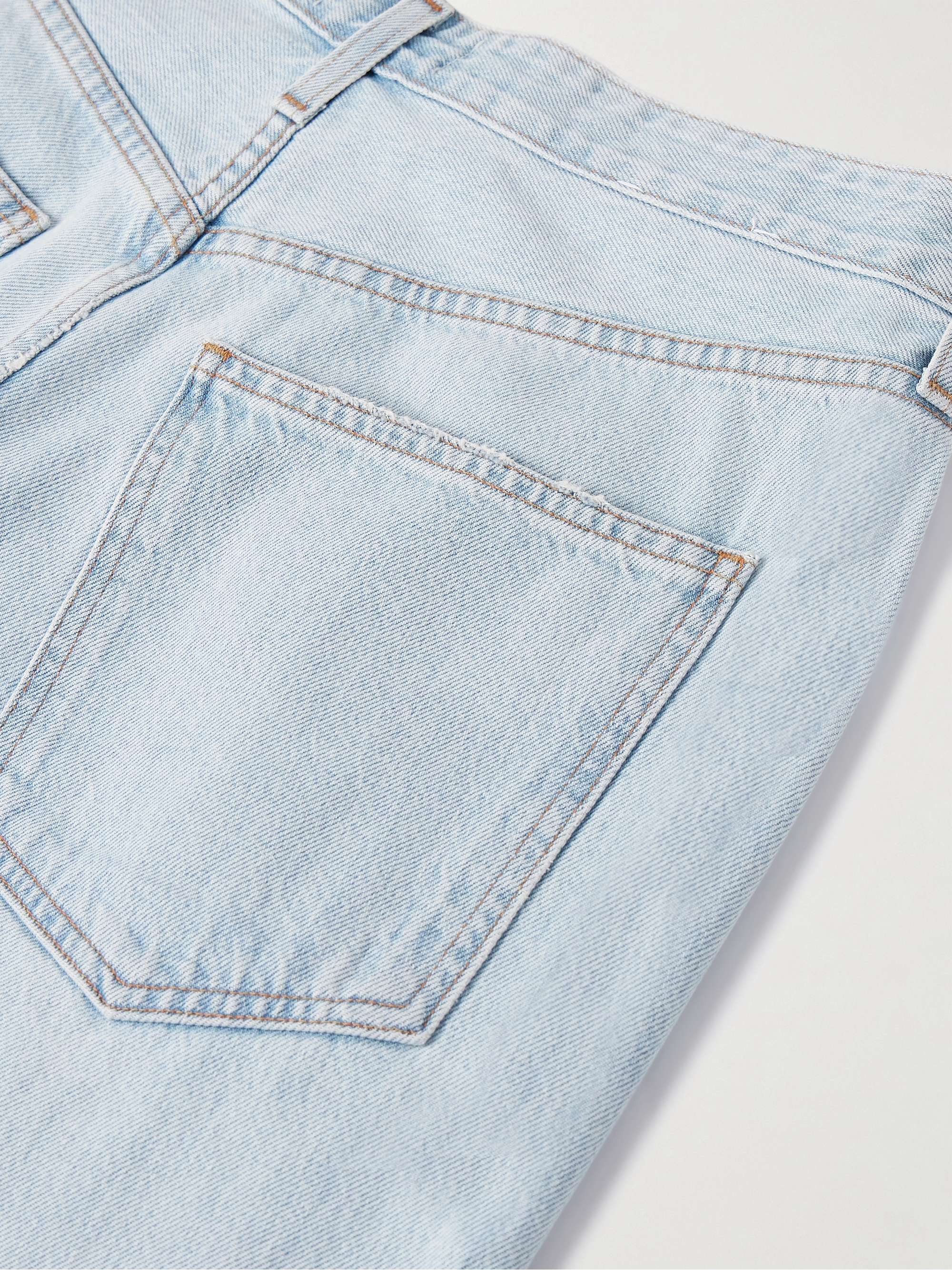 Vana draped low-rise wide-leg jeans view