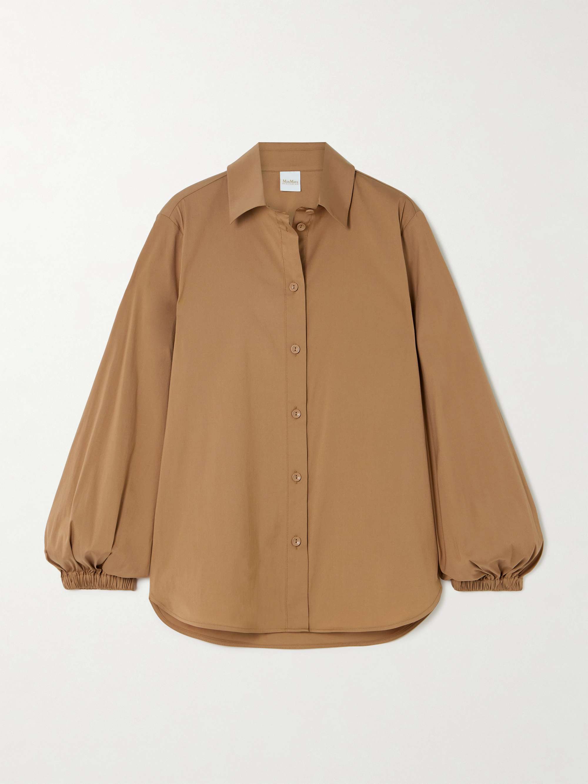 Panda cotton-blend sateen shirt view
