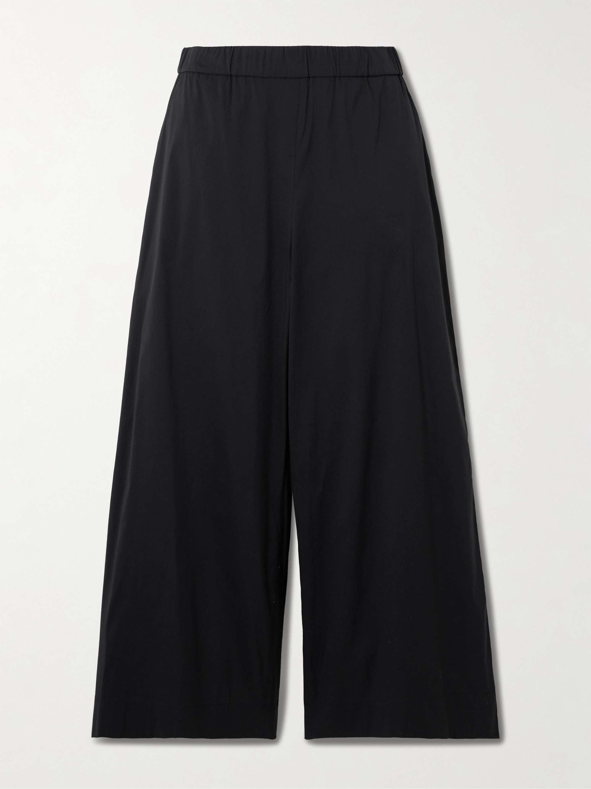 Rio cotton-blend poplin wide-leg pants view