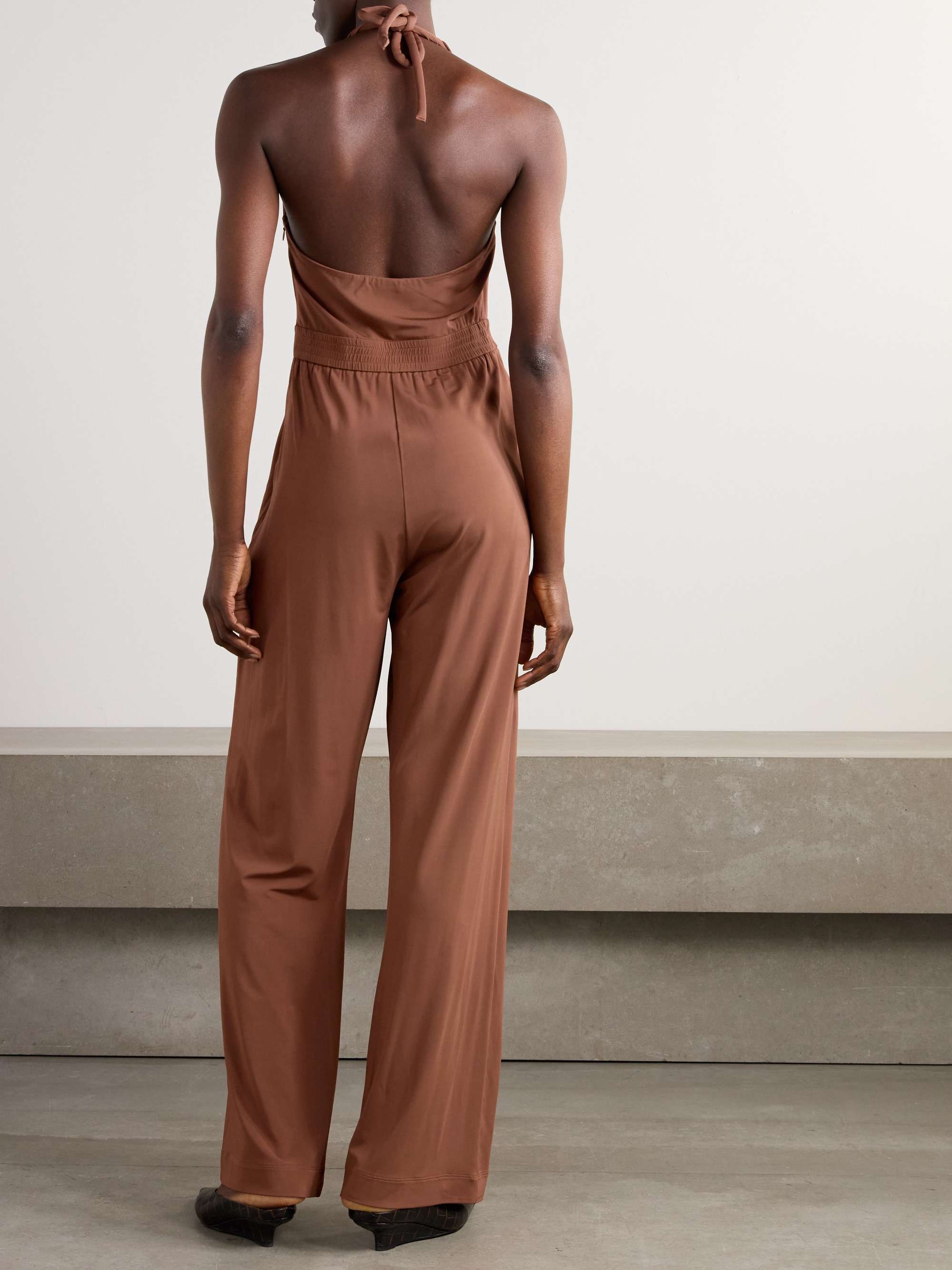 Parsec stretch-jersey halterneck jumpsuit view