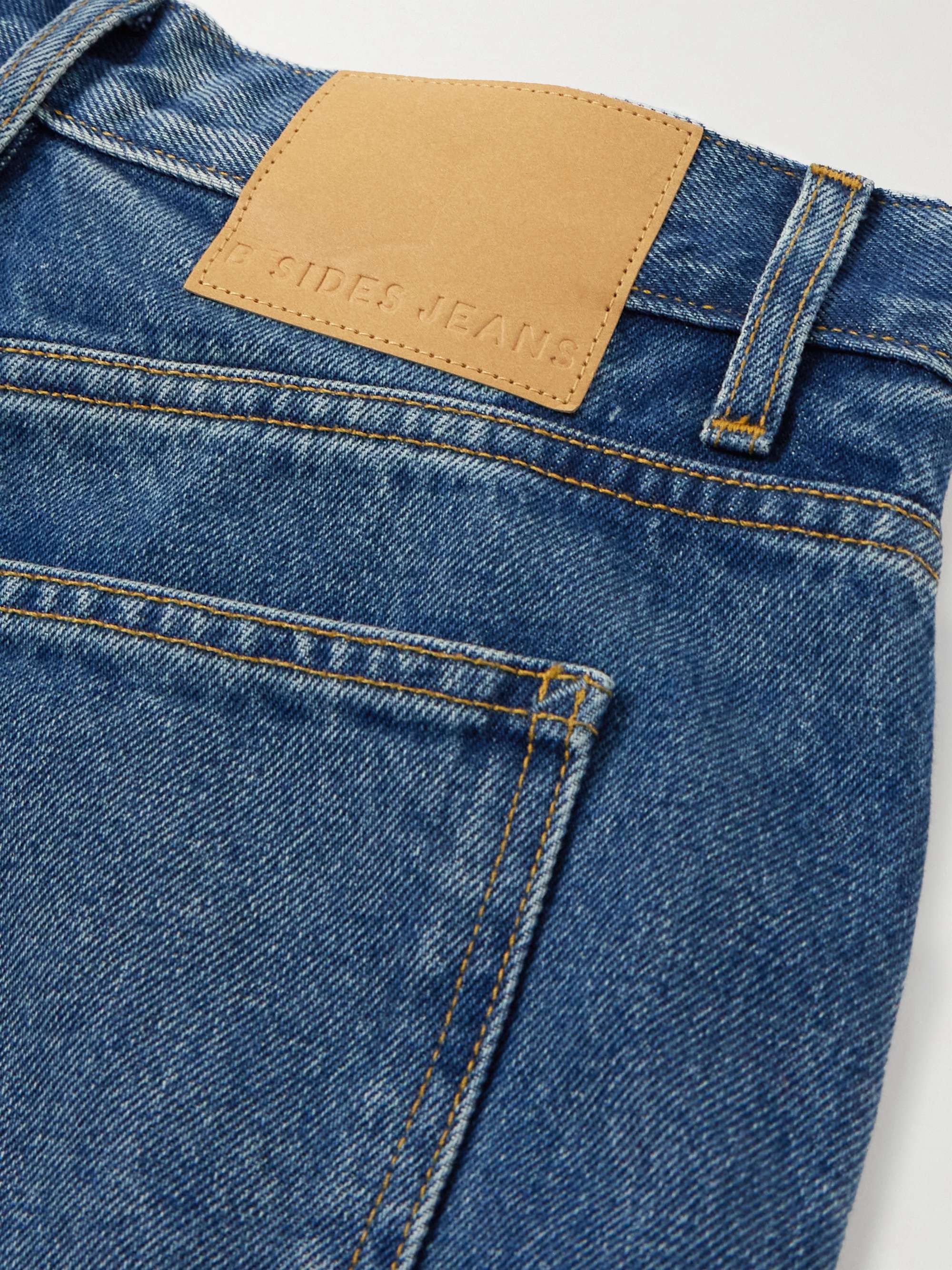 Relaxed Cuffed Lasso high-rise wide-leg jeans view