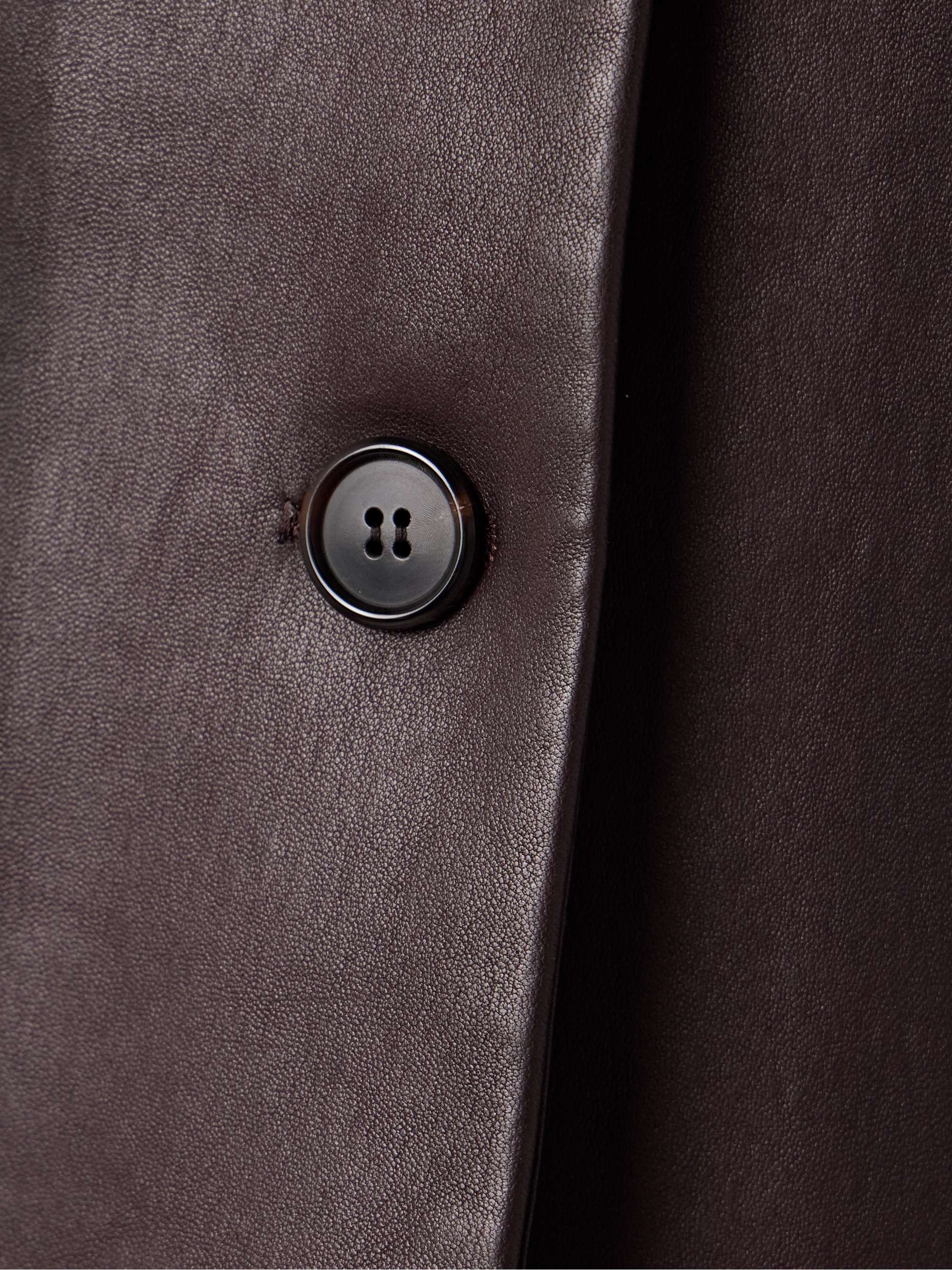 Luigi leather blazer view