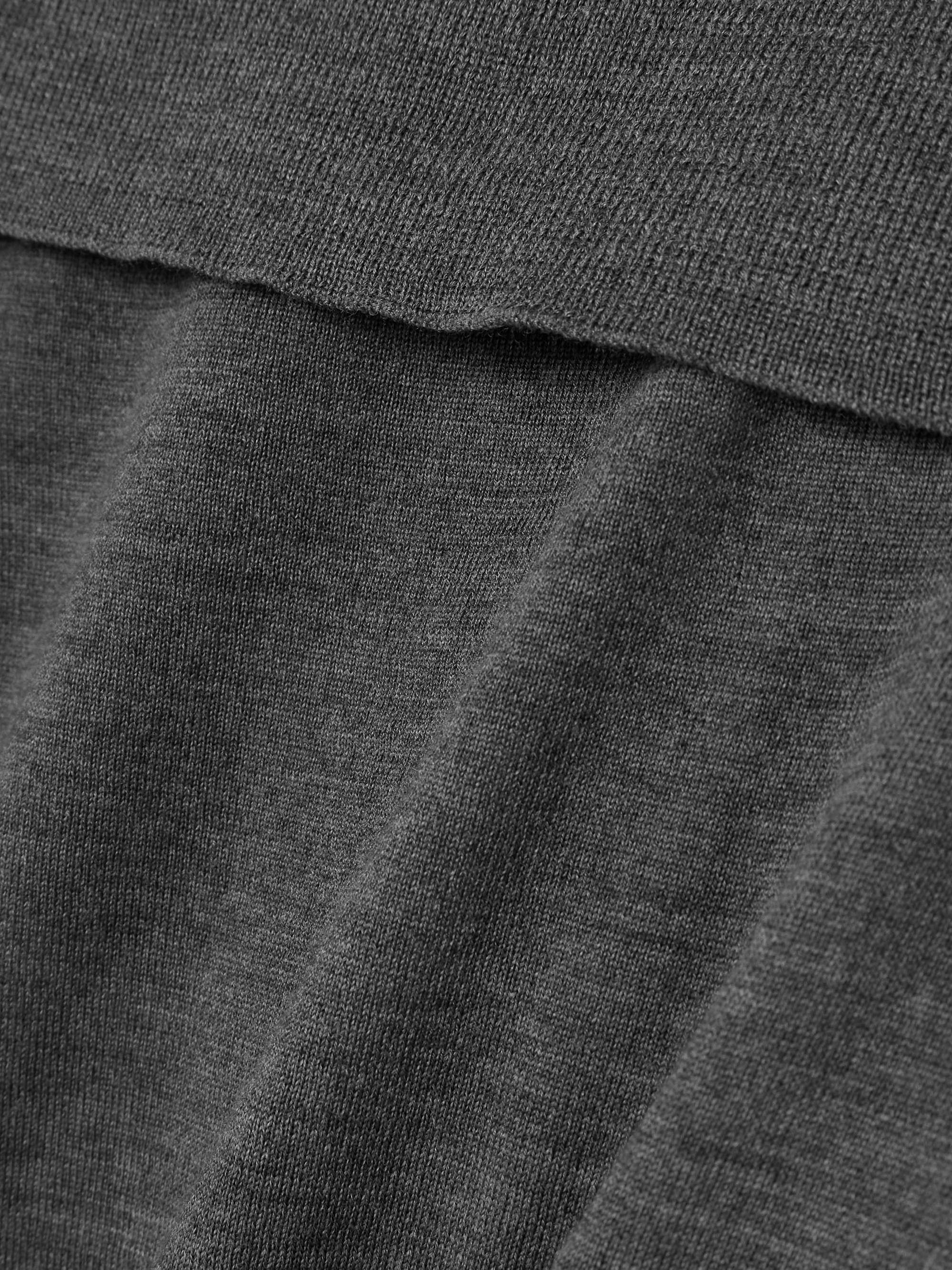 Off-the-shoulder virgin wool sweater view