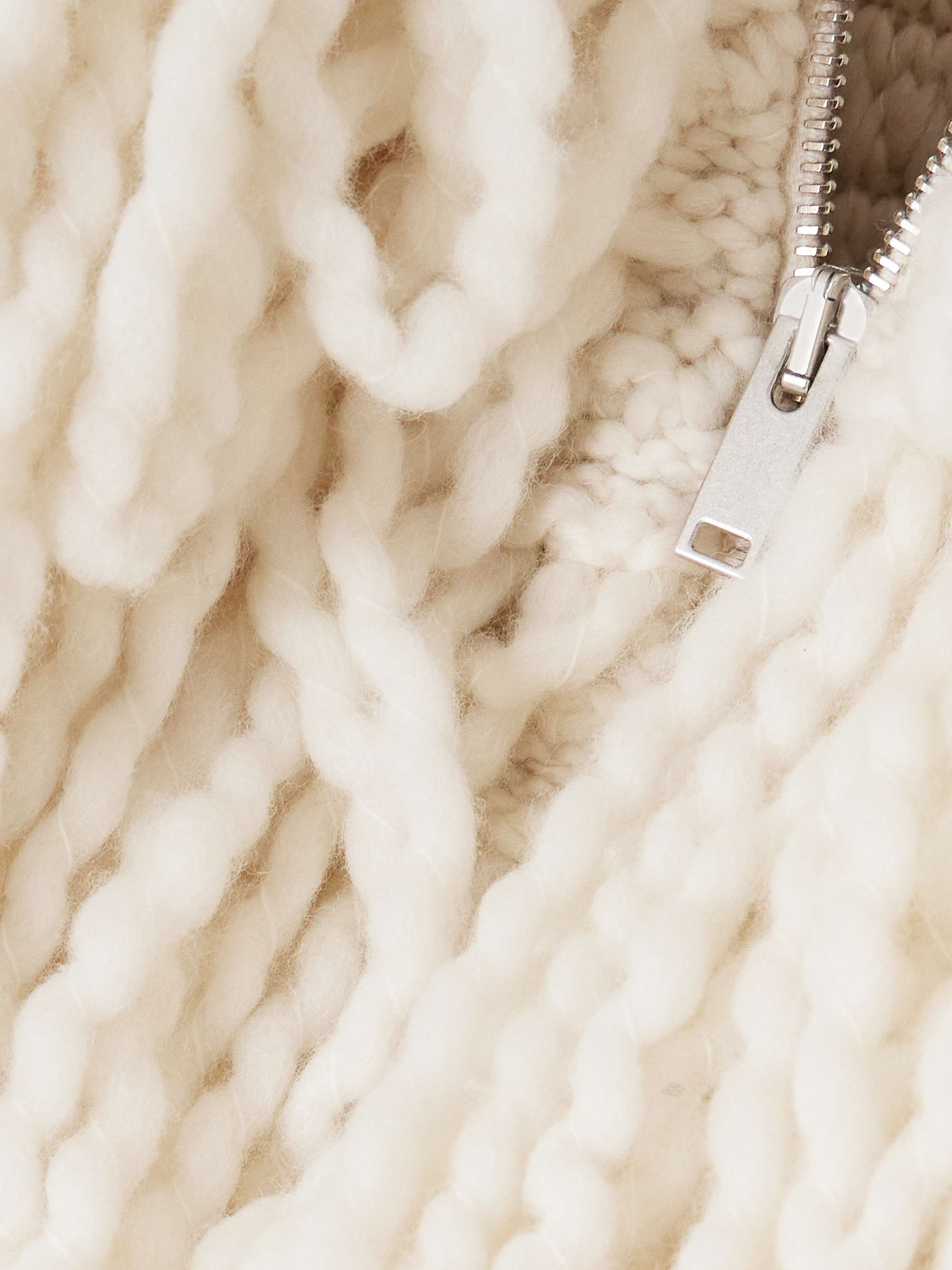Fringed wool-blend jacket view