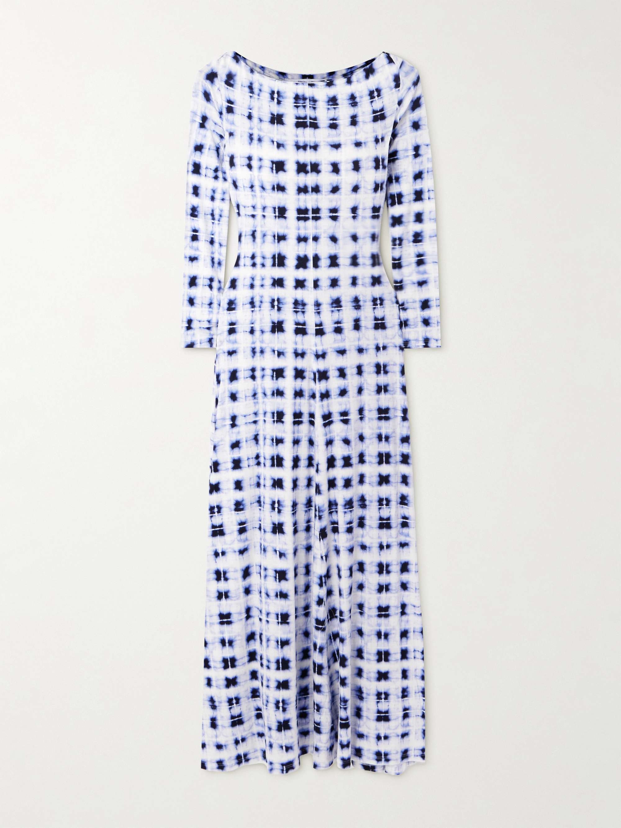 Jen printed stretch-jersey midi dress view