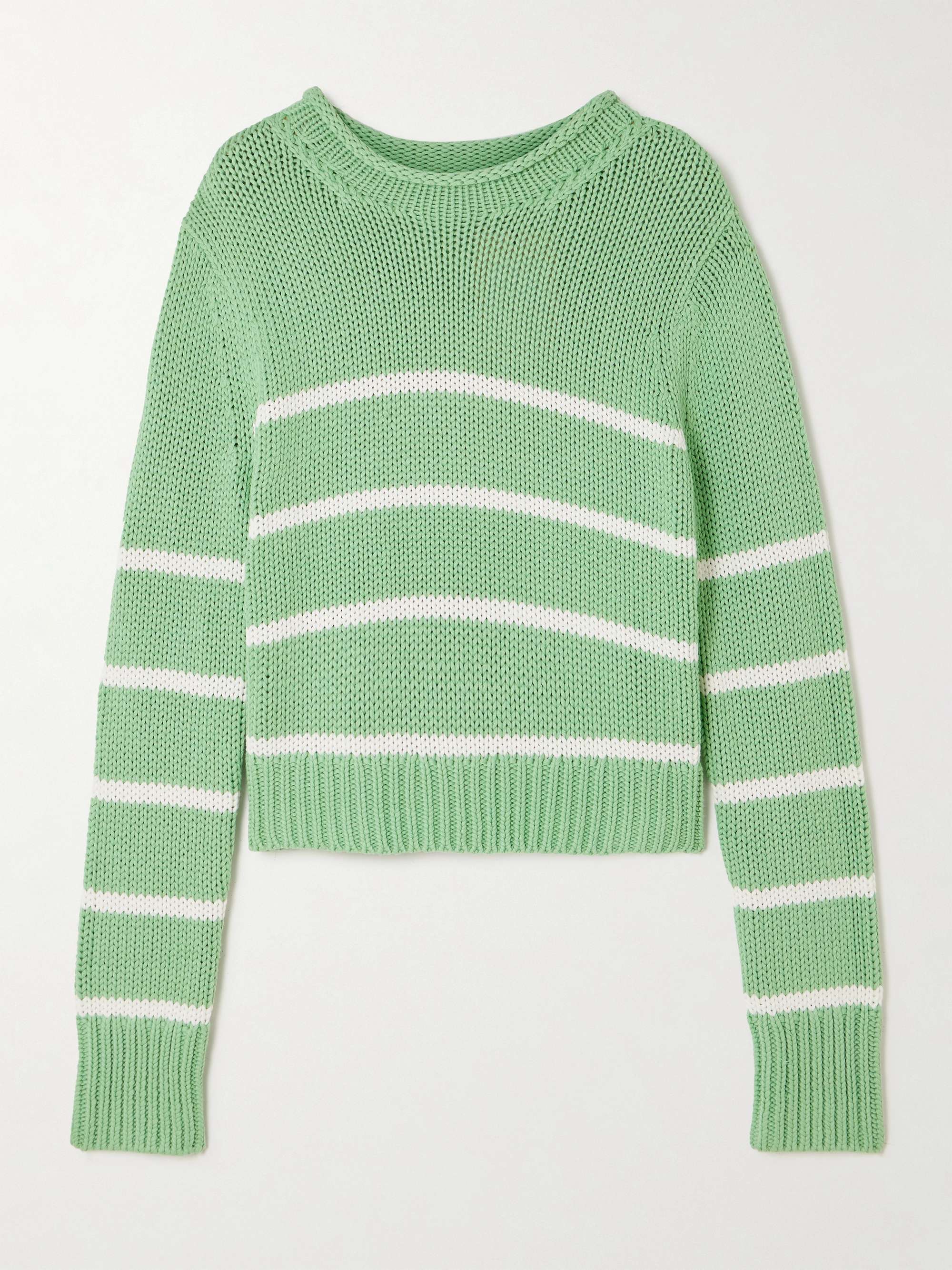 Mini Marina striped cotton sweater view